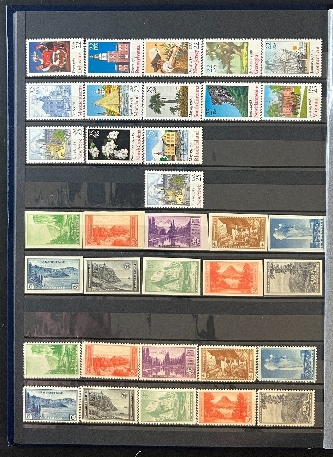 United States Stamp Collection Stockbook 3 Volumes MNH ZAYIX