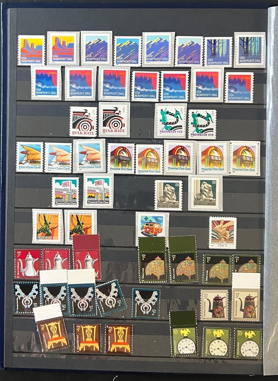United States Stamp Collection Stockbook 3 Volumes MNH ZAYIX
