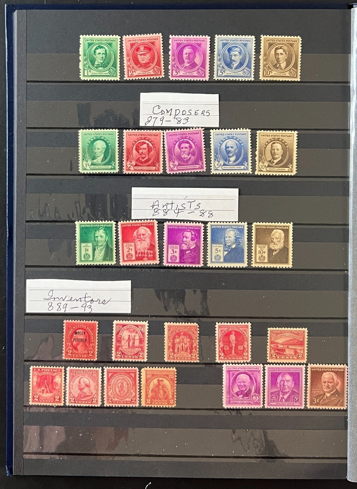 United States Stamp Collection Stockbook 3 Volumes MNH ZAYIX