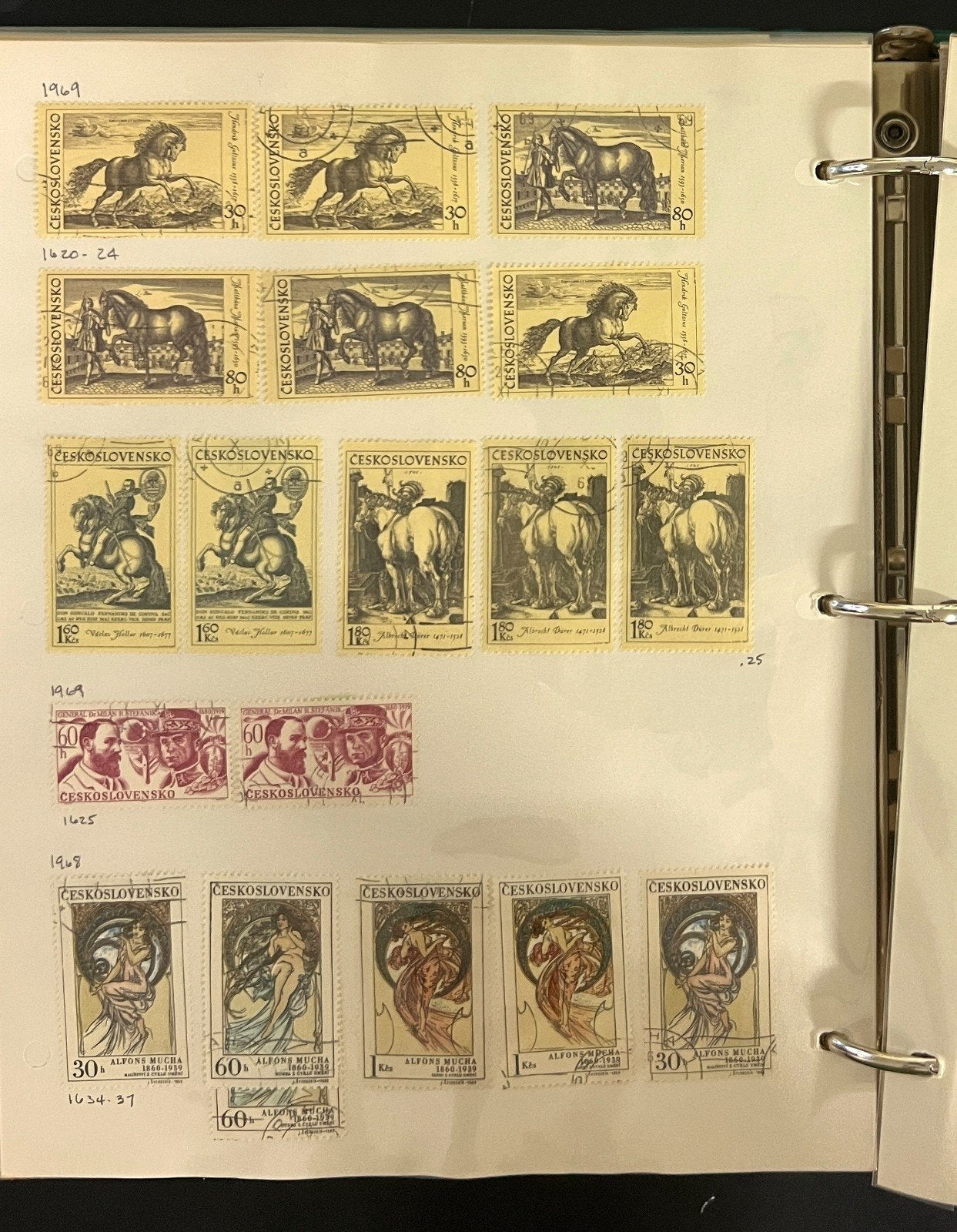 Czechoslovakia Stamp Collection Album Used Stamps Full Pages 1918-1982 ZAYIX