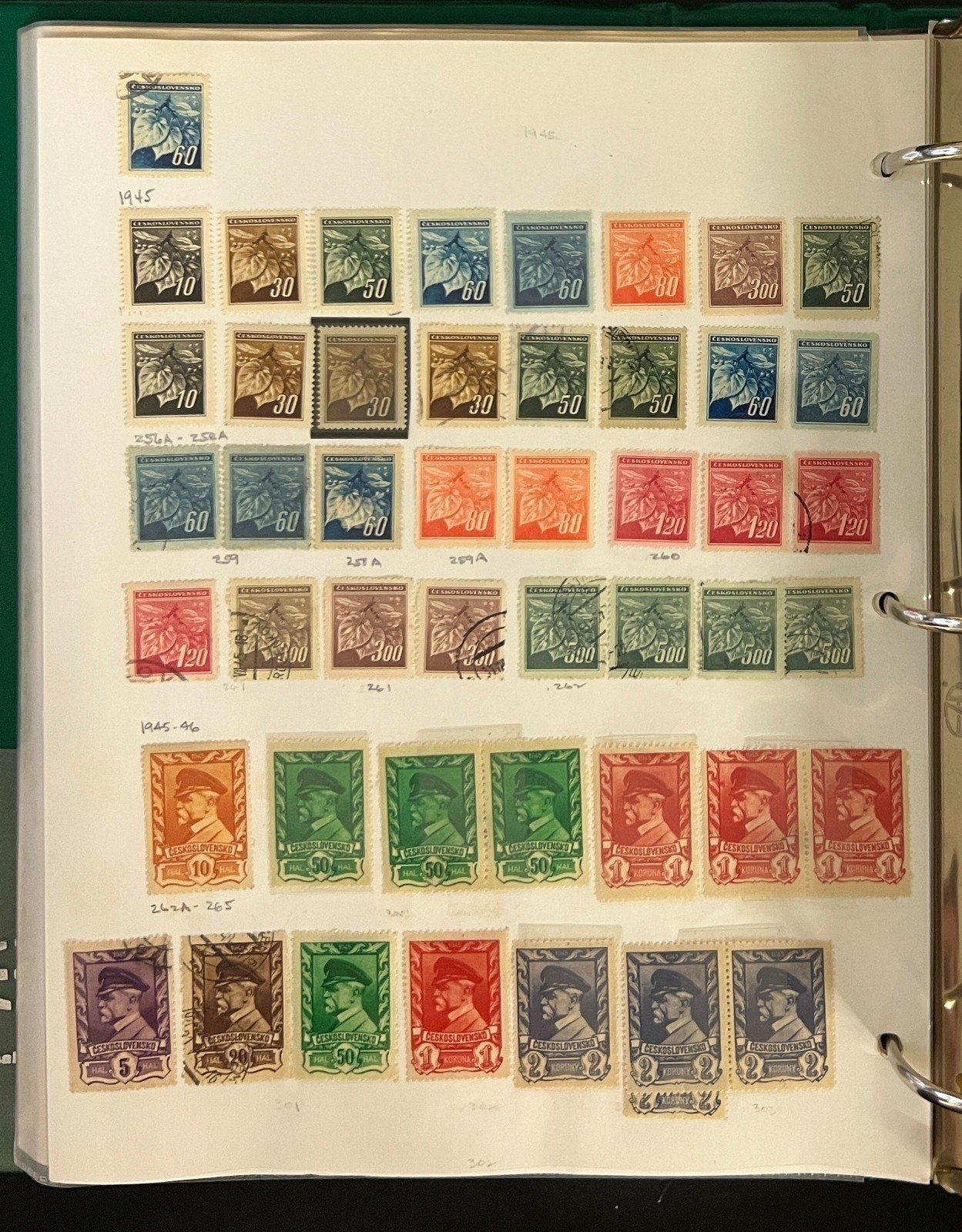 Czechoslovakia Stamp Collection Album Used Stamps Full Pages 1918-1982 ZAYIX