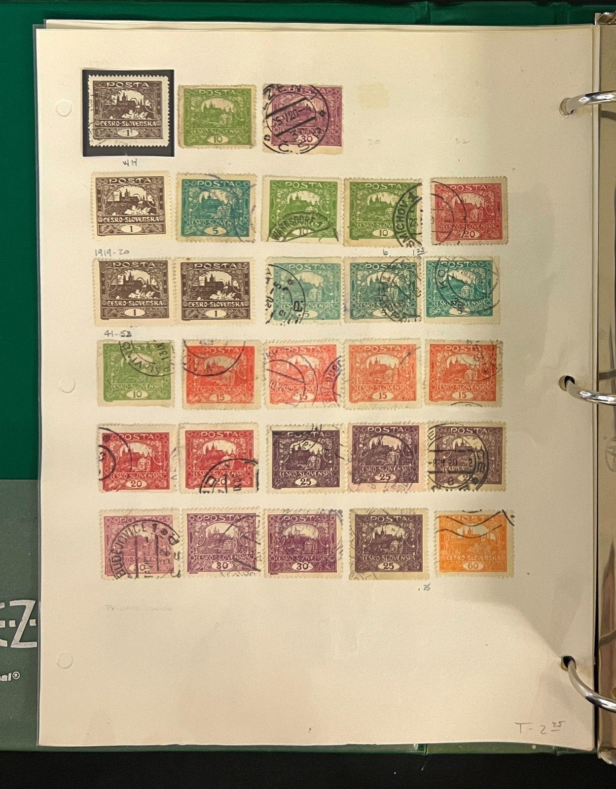 Czechoslovakia Stamp Collection Album Used Stamps Full Pages 1918-1982 ZAYIX