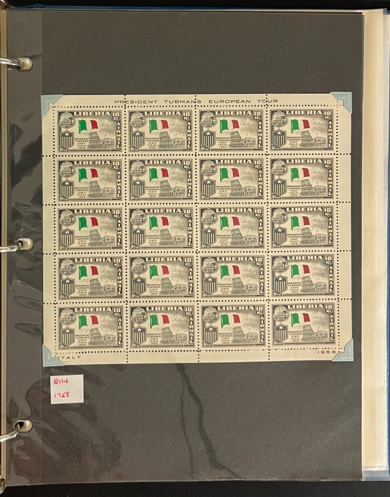 Liberia Stamp Collection Album Sets Sheets & Singles 1100 Stamps 1953-1975 ZAYIX