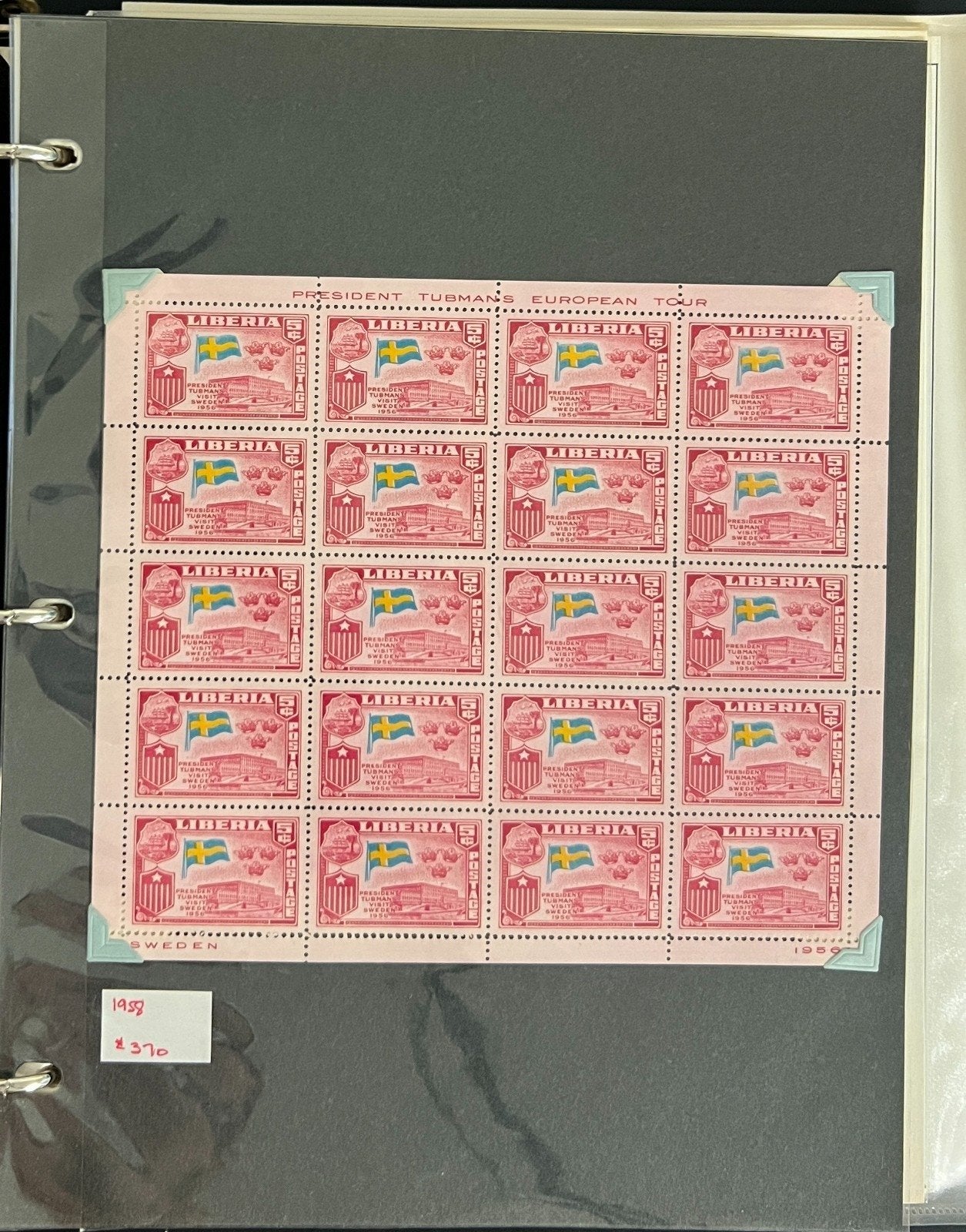 Liberia Stamp Collection Album Sets Sheets & Singles 1100 Stamps 1953-1975 ZAYIX
