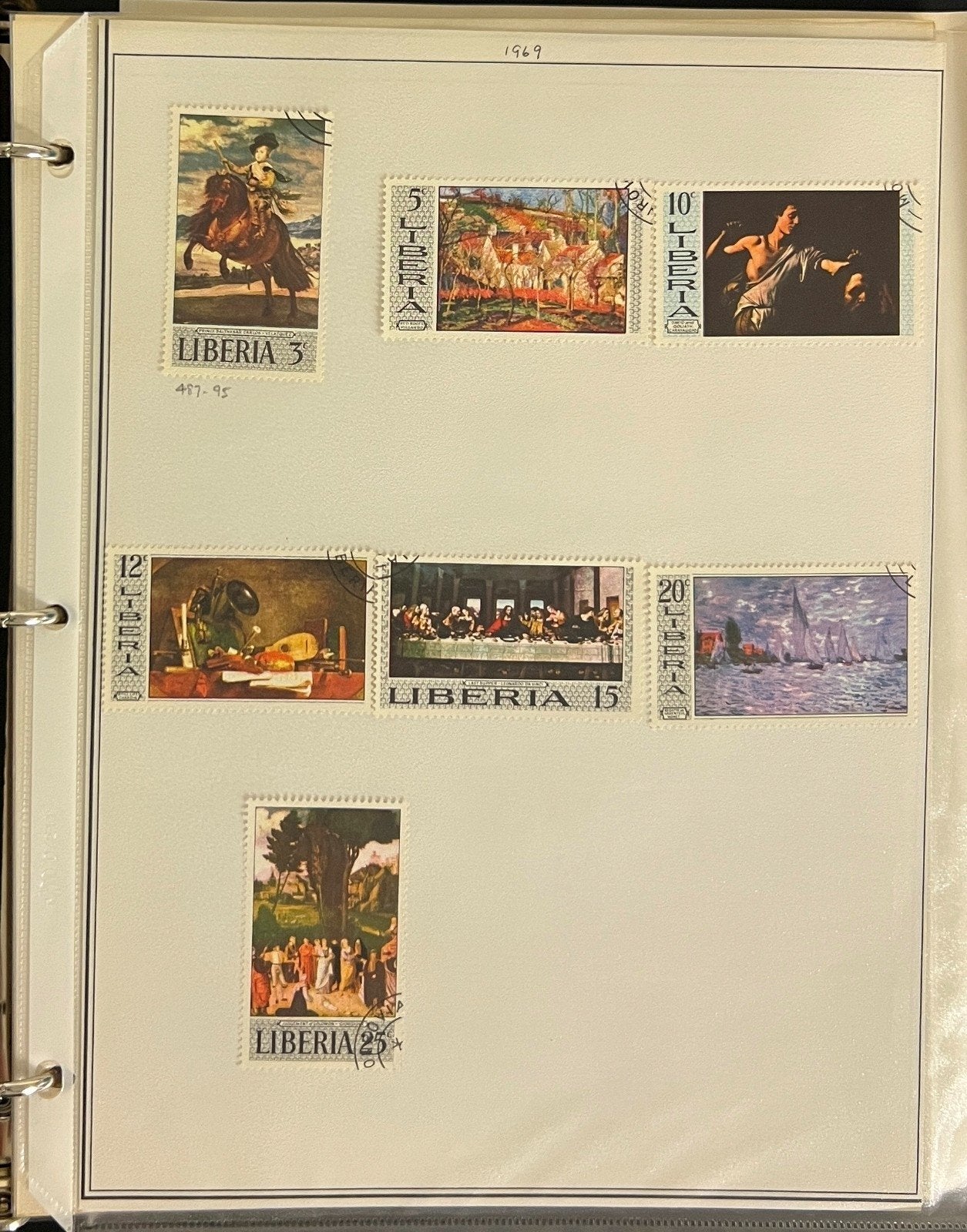 Liberia Stamp Collection Album Sets Sheets & Singles 1100 Stamps 1953-1975 ZAYIX