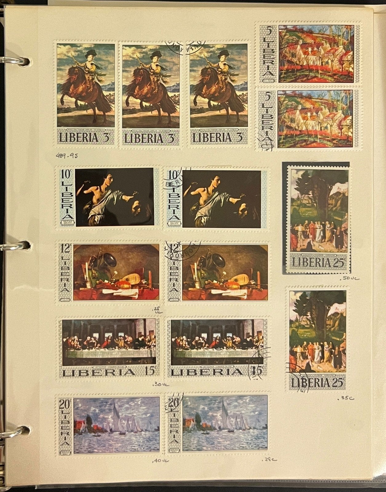 Liberia Stamp Collection Album Sets Sheets & Singles 1100 Stamps 1953-1975 ZAYIX