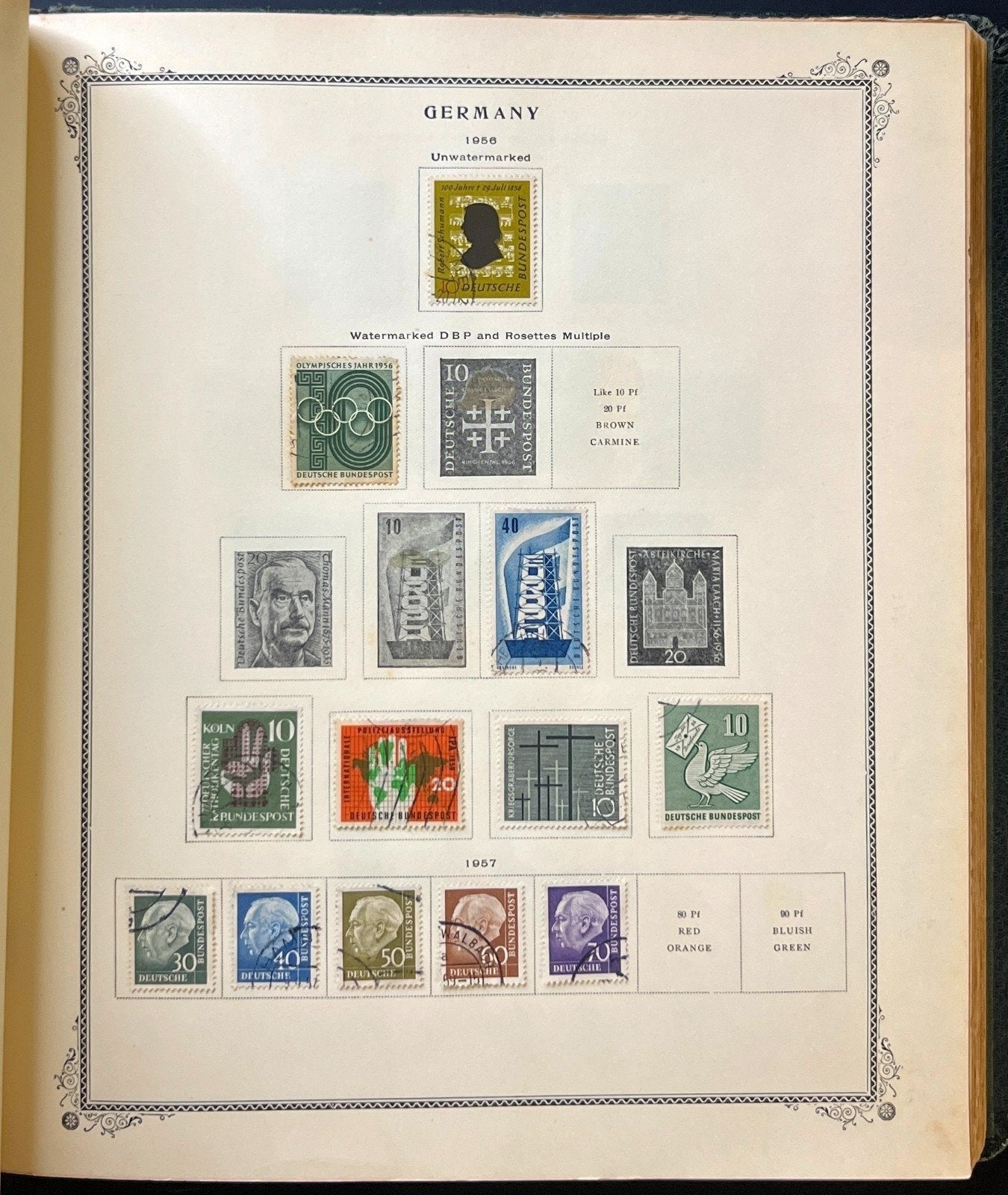 Germany Stamp Collection Album Mint & Used  1901-1965 ZAYIX