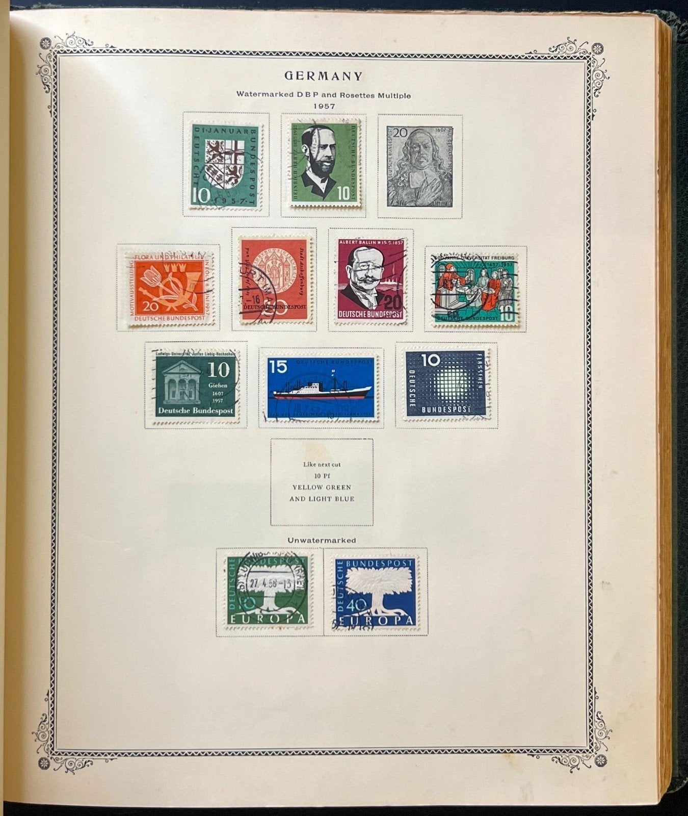 Germany Stamp Collection Album Mint & Used  1901-1965 ZAYIX