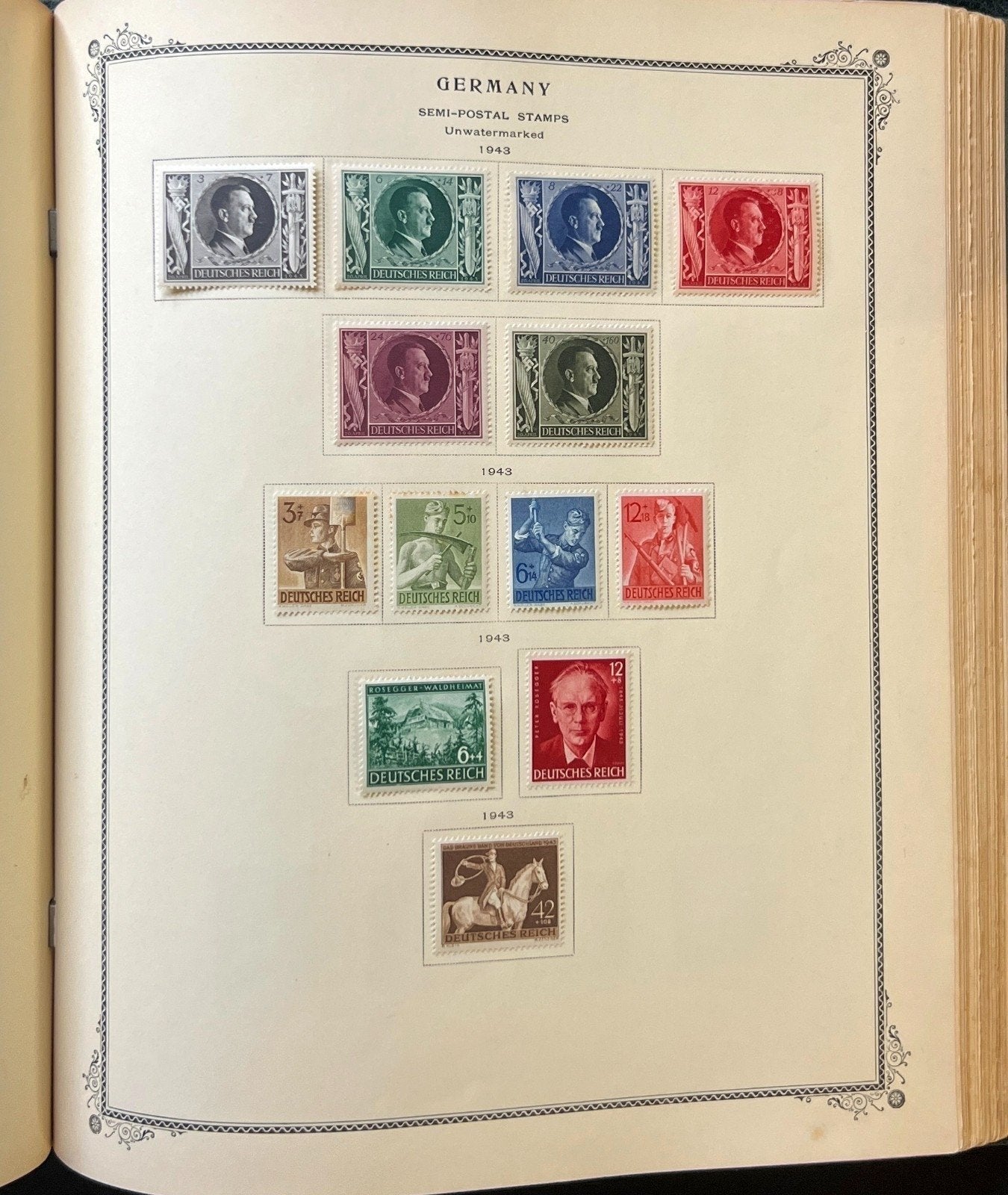 Germany Stamp Collection Album Mint & Used  1901-1965 ZAYIX