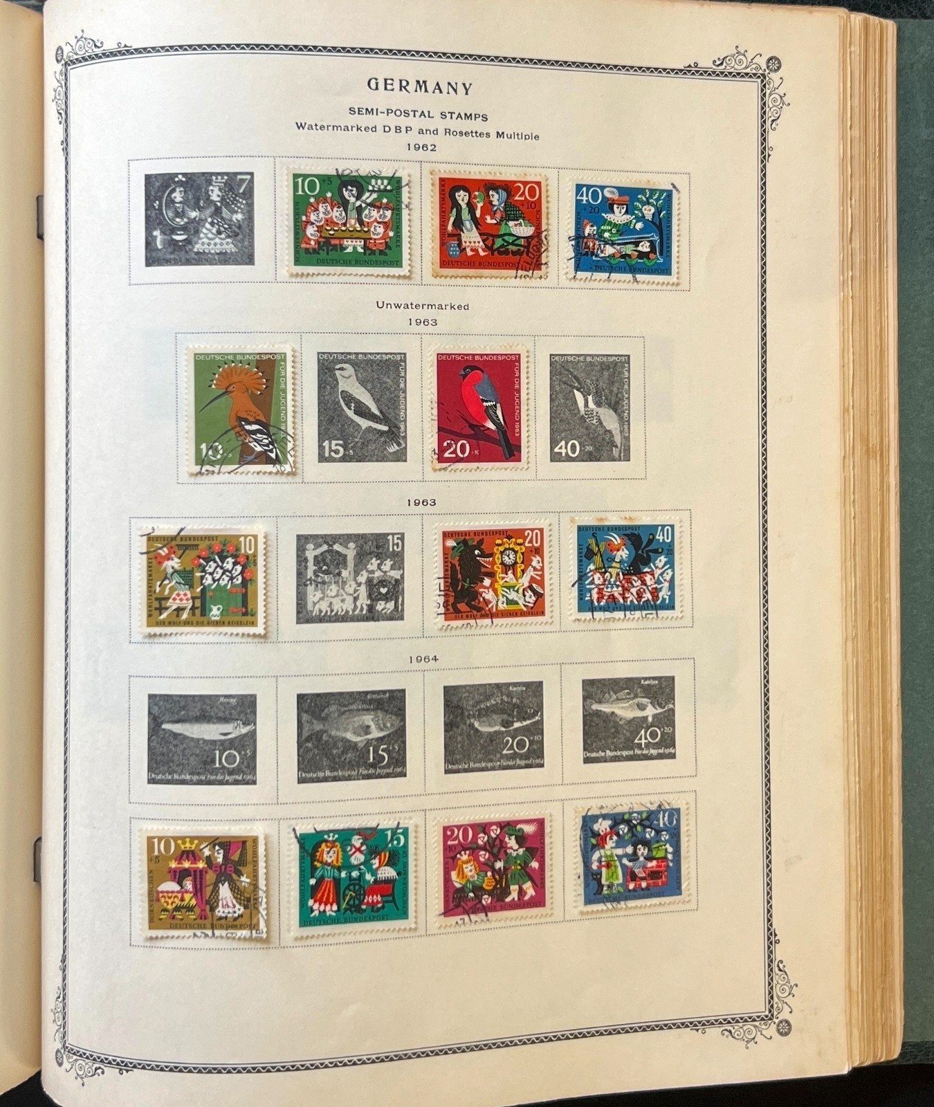 Germany Stamp Collection Album Mint & Used  1901-1965 ZAYIX