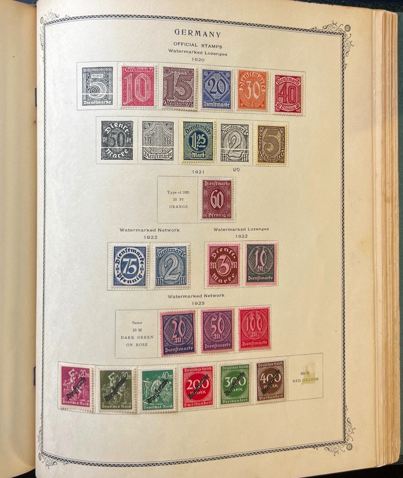 Germany Stamp Collection Album Mint & Used  1901-1965 ZAYIX