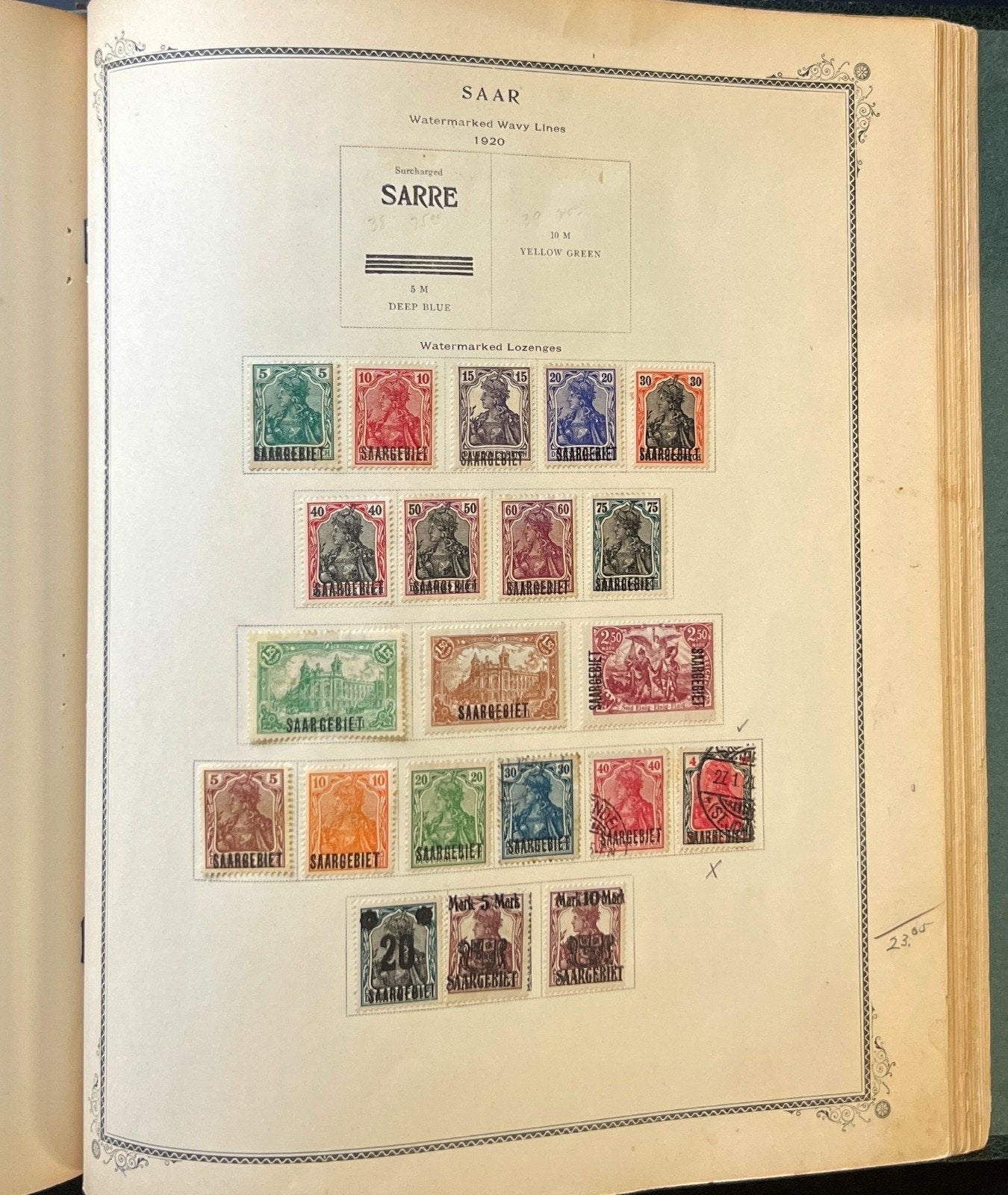 Germany Stamp Collection Album Mint & Used  1901-1965 ZAYIX