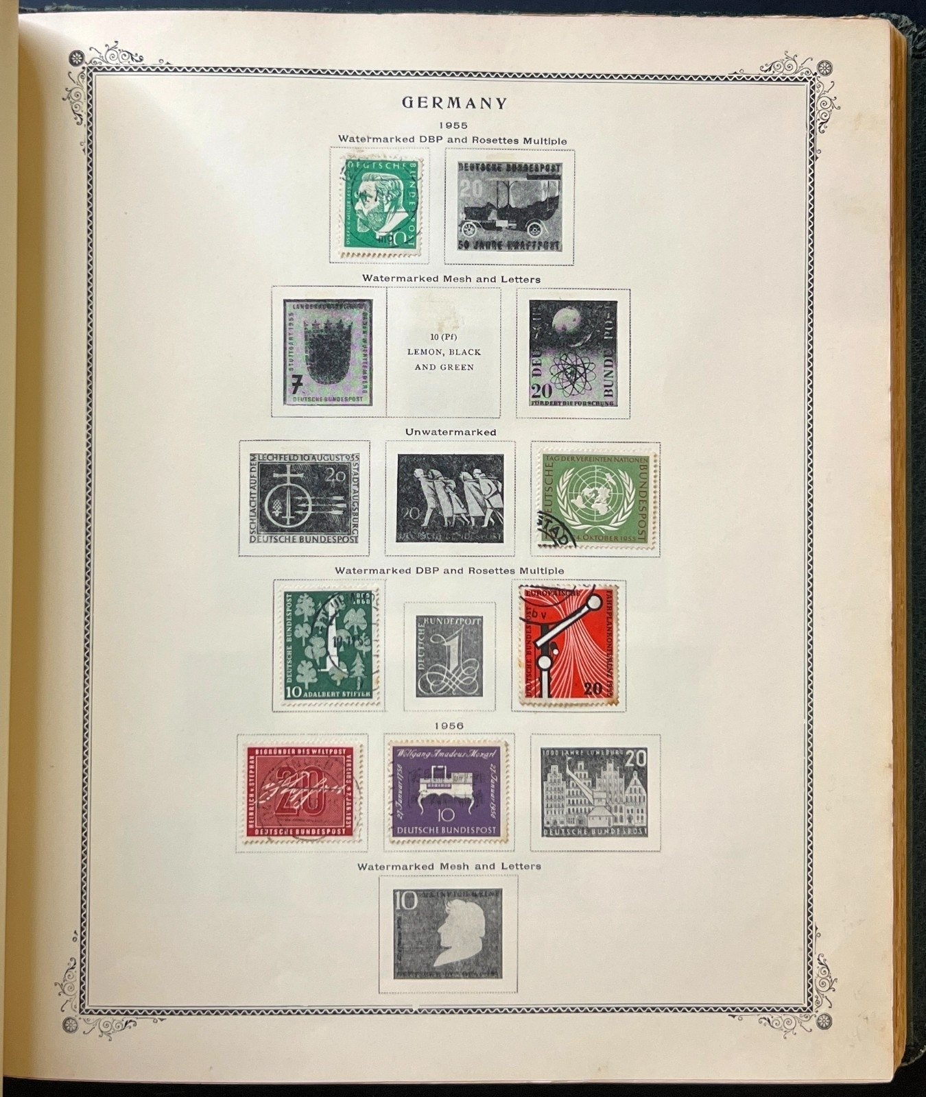Germany Stamp Collection Album Mint & Used  1901-1965 ZAYIX