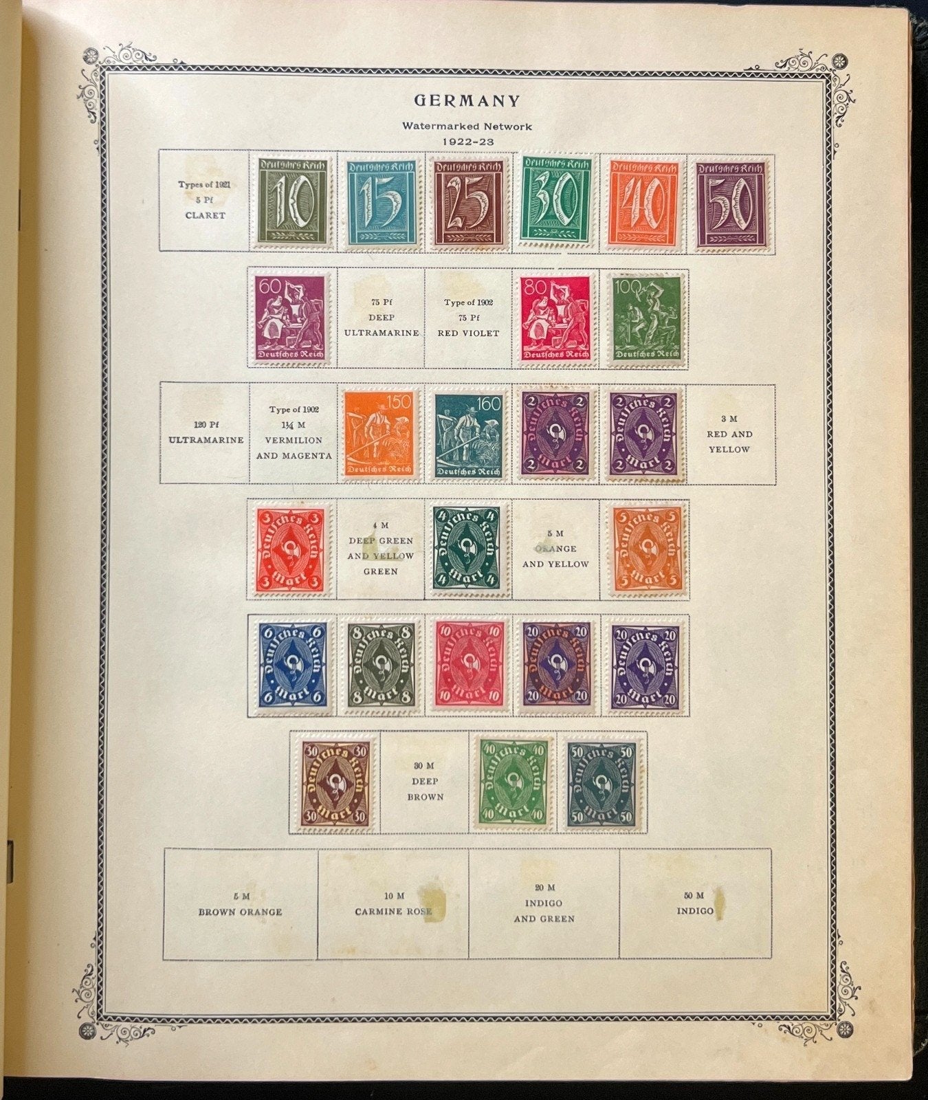 Germany Stamp Collection Album Mint & Used  1901-1965 ZAYIX