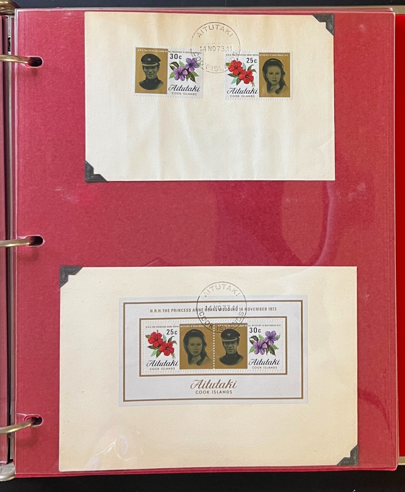Princess Anne & Capt Phillips Royal Wedding Collection Album FDC & Booklet ZAYIX