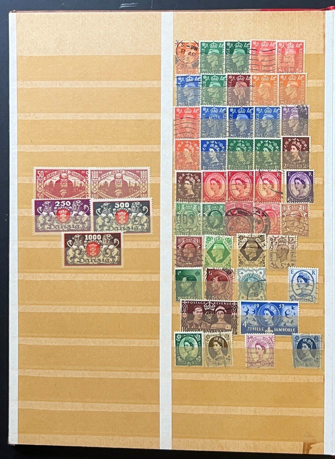 World Wide Stamp Collection Stockbook Hundreds Of Stamps Mint & Used ZAYIX