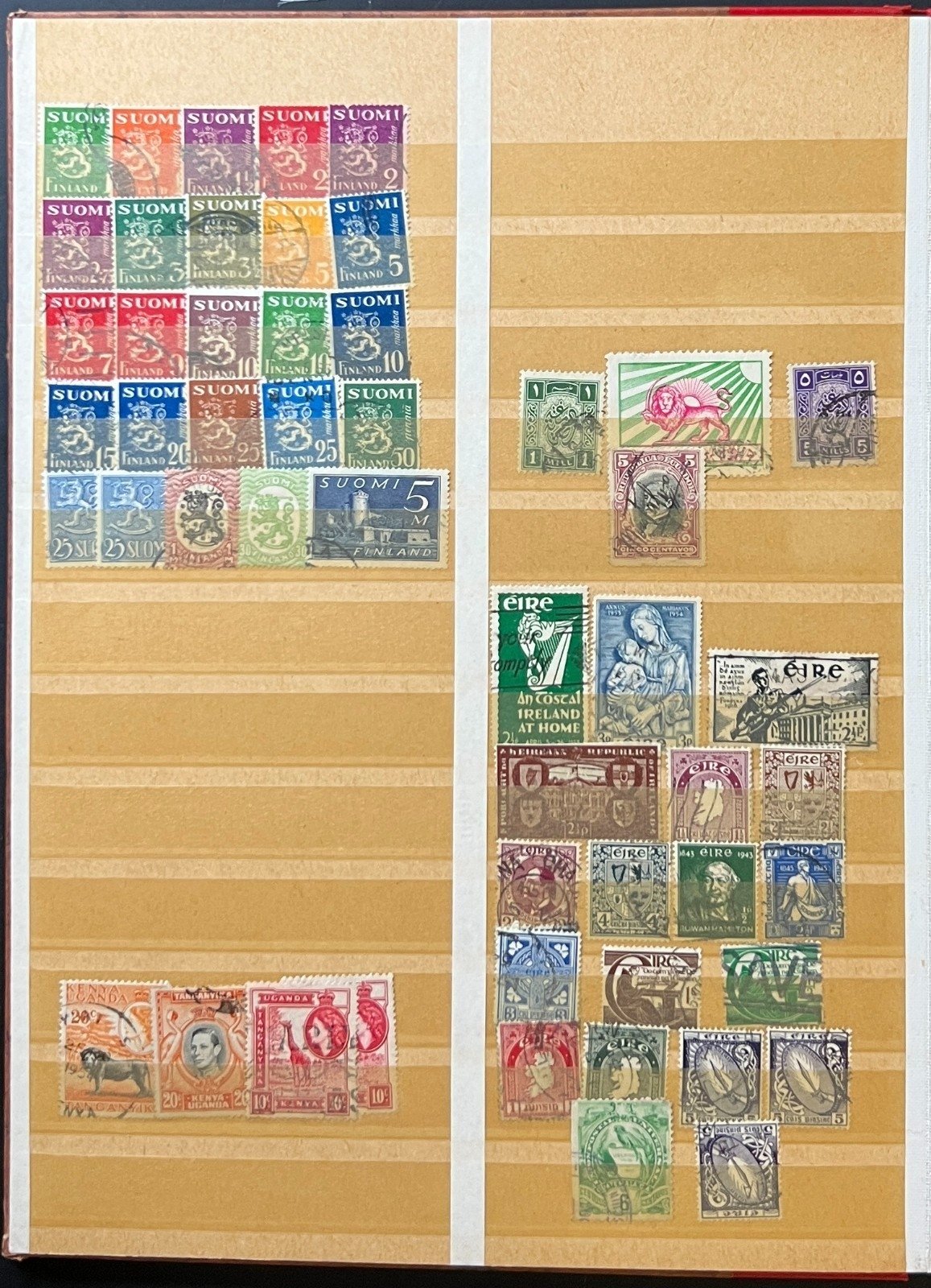 World Wide Stamp Collection Stockbook Hundreds Of Stamps Mint & Used ZAYIX