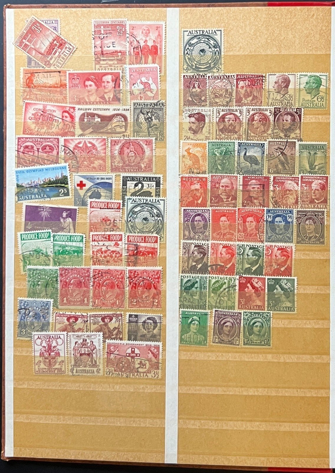 World Wide Stamp Collection Stockbook Hundreds Of Stamps Mint & Used ZAYIX
