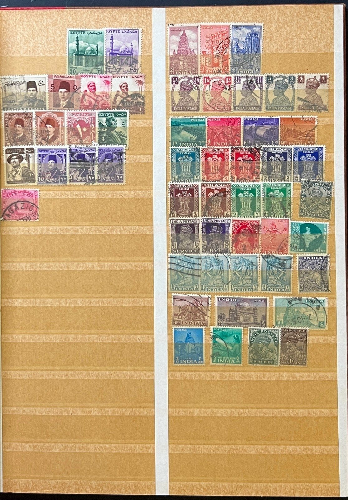 World Wide Stamp Collection Stockbook Hundreds Of Stamps Mint & Used ZAYIX