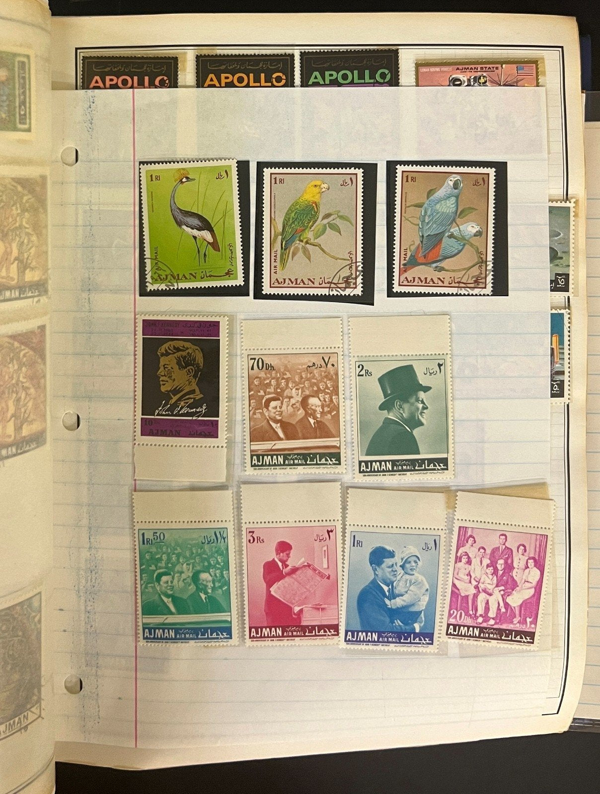 Abu Dhabi To Ascension Stamp Collection Harris Album Mint & Used ZAYIX