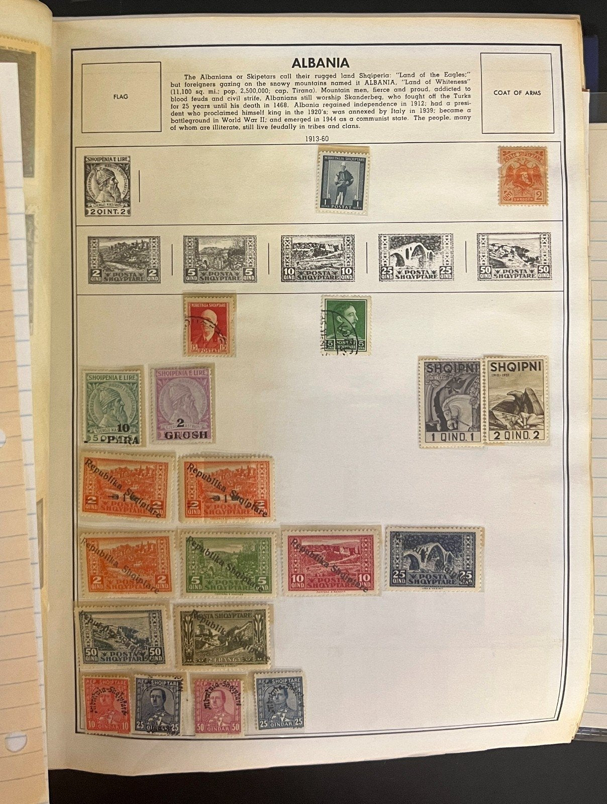 Abu Dhabi To Ascension Stamp Collection Harris Album Mint & Used ZAYIX