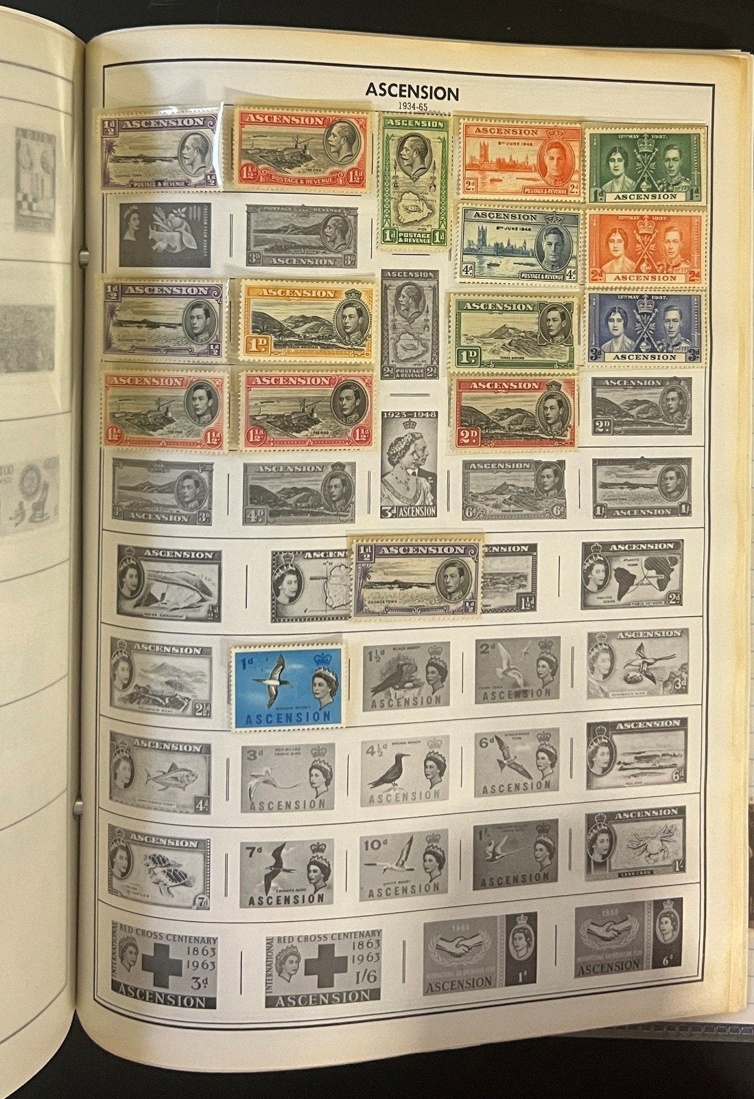 Abu Dhabi To Ascension Stamp Collection Harris Album Mint & Used ZAYIX