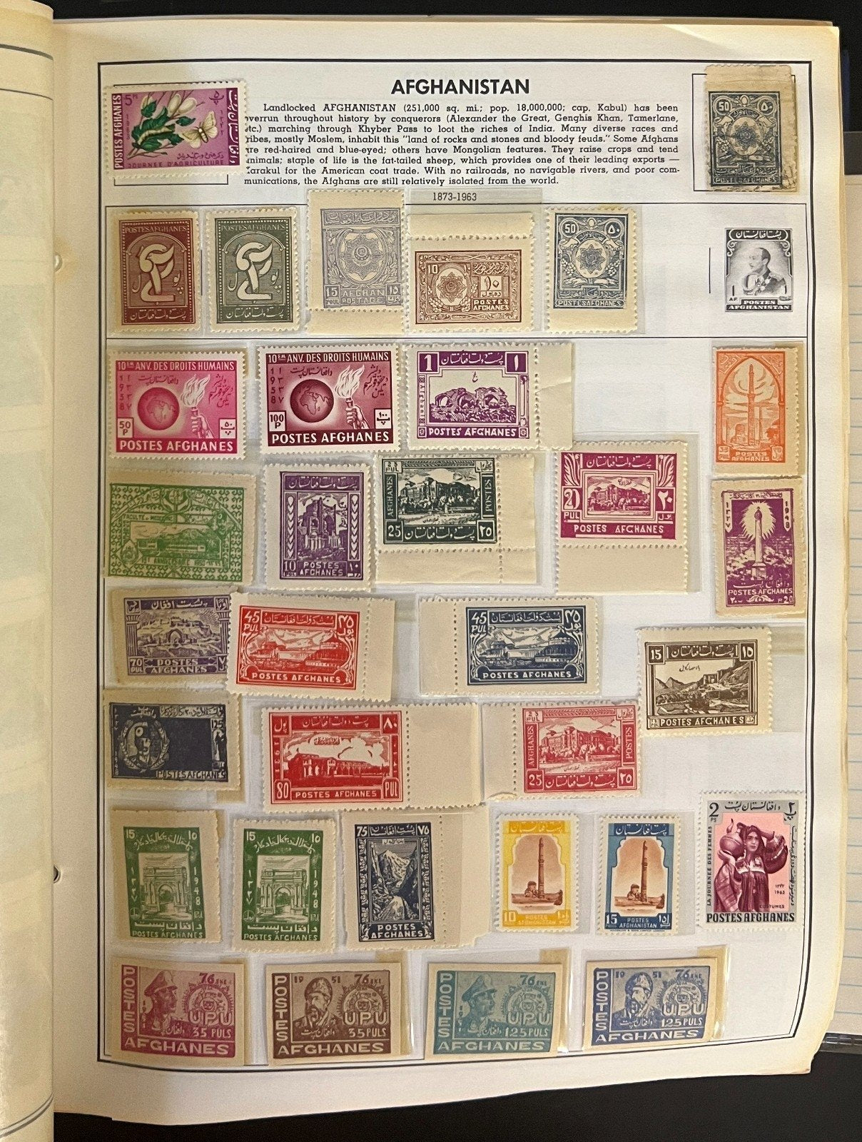 Abu Dhabi To Ascension Stamp Collection Harris Album Mint & Used ZAYIX