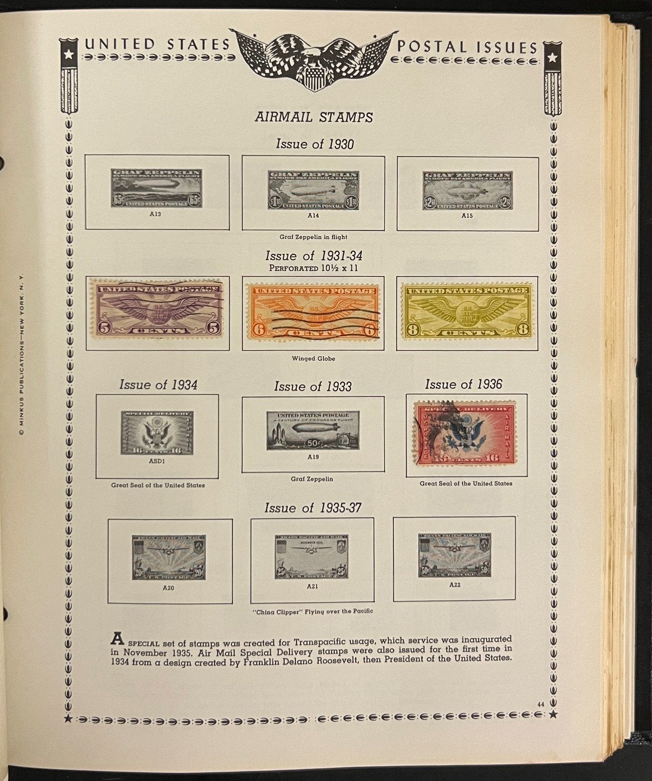 United States Stamp Collection Minkus Album Pages Mint & Used 1857-1984 ZAYIX