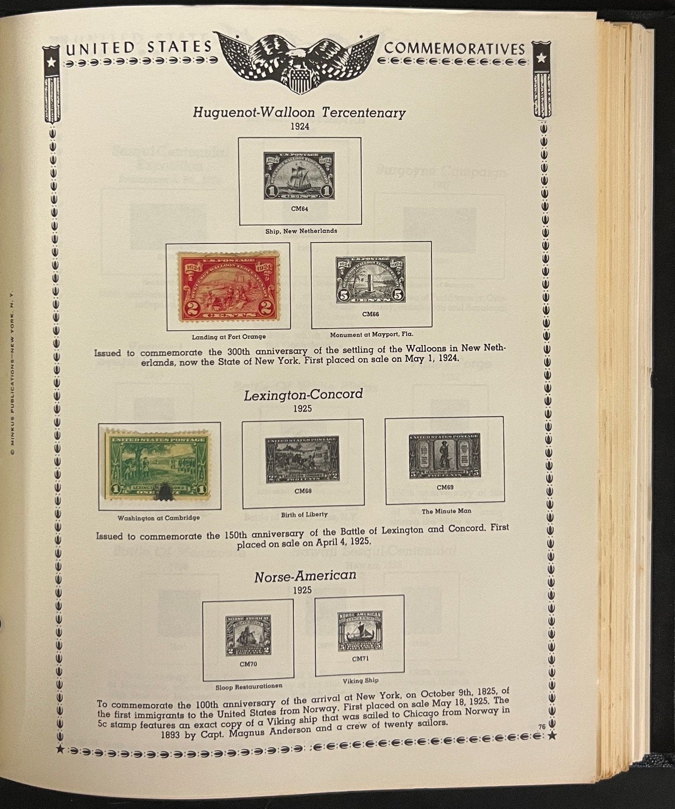 United States Stamp Collection Minkus Album Pages Mint & Used 1857-1984 ZAYIX
