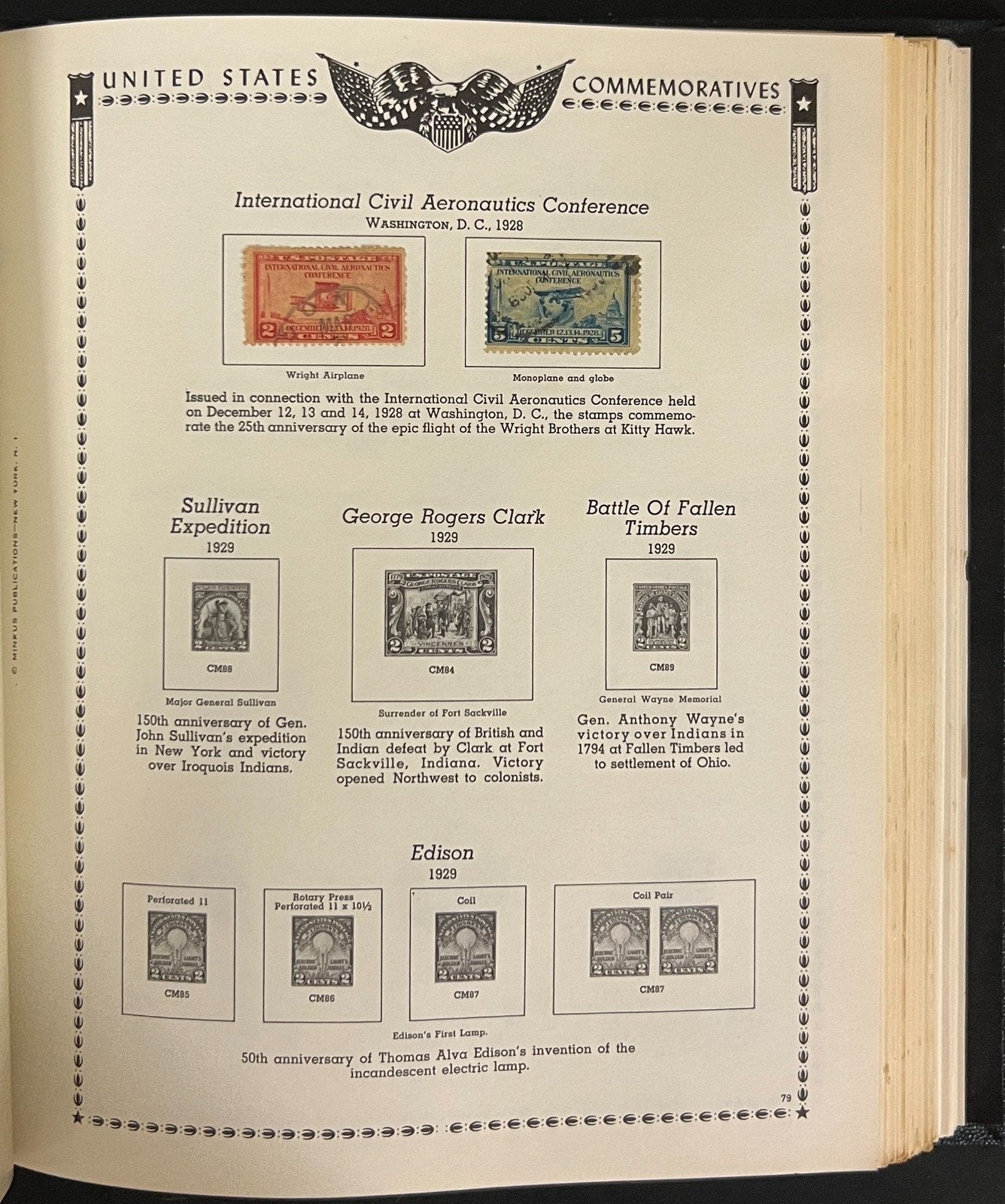 United States Stamp Collection Minkus Album Pages Mint & Used 1857-1984 ZAYIX