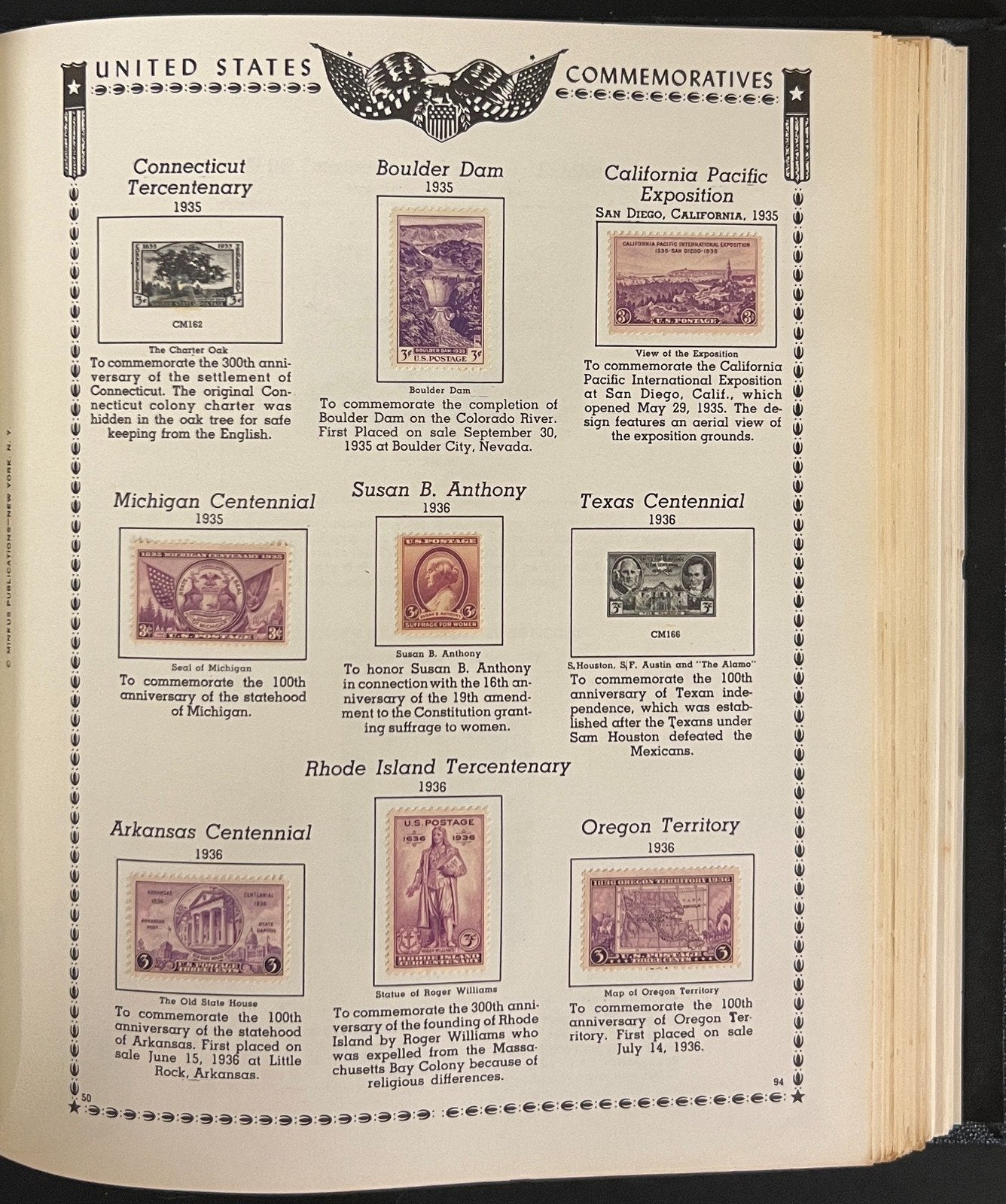 United States Stamp Collection Minkus Album Pages Mint & Used 1857-1984 ZAYIX