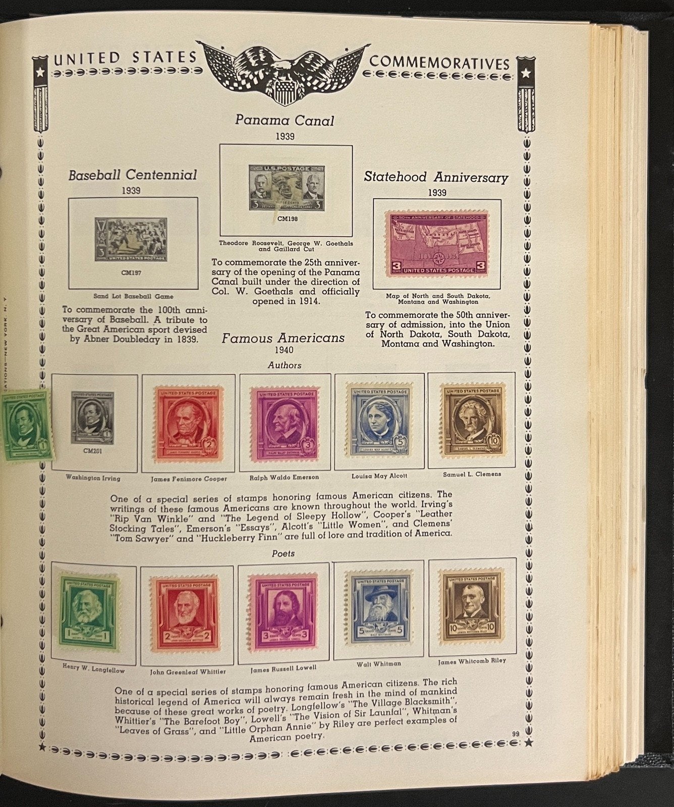 United States Stamp Collection Minkus Album Pages Mint & Used 1857-1984 ZAYIX