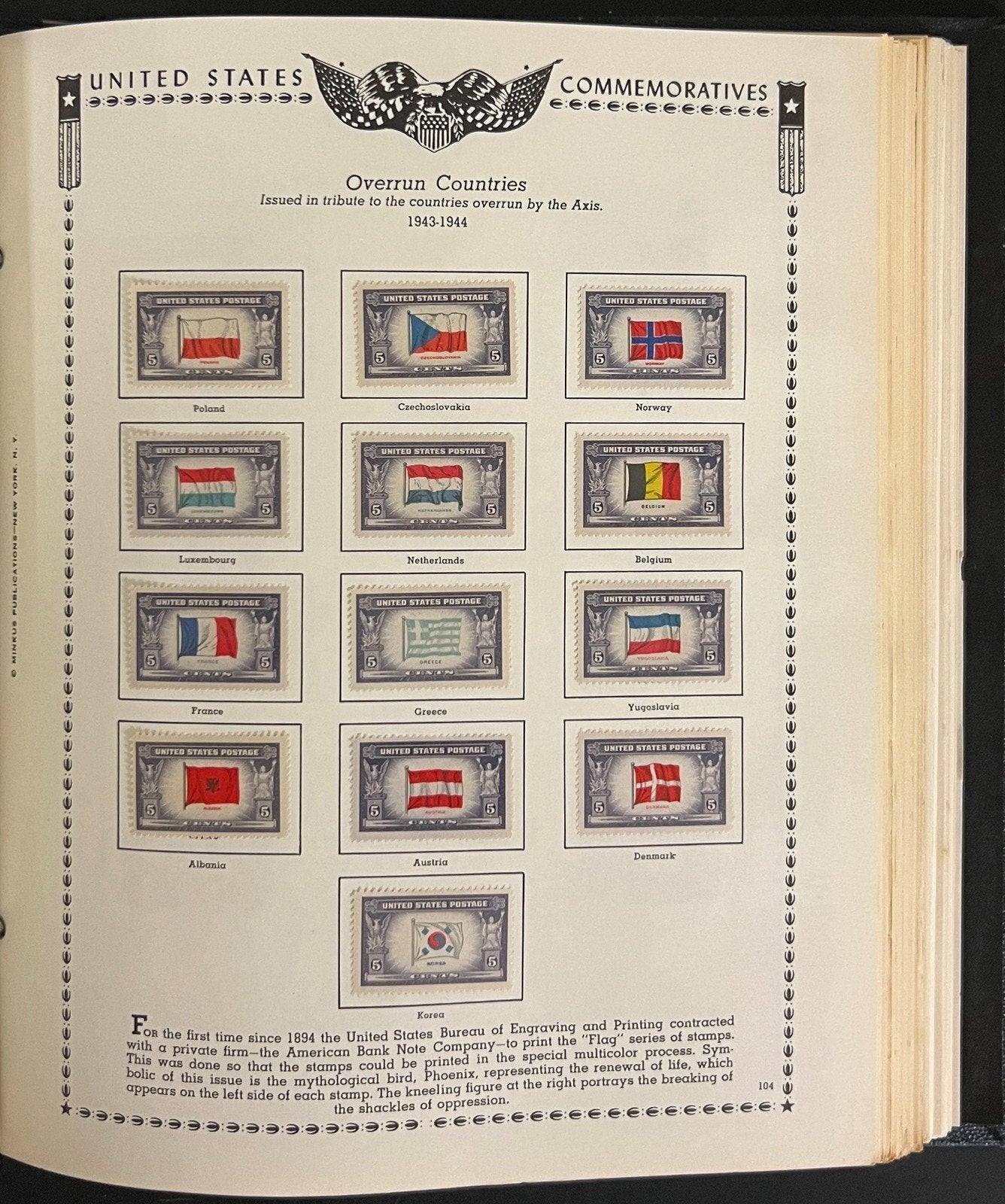 United States Stamp Collection Minkus Album Pages Mint & Used 1857-1984 ZAYIX