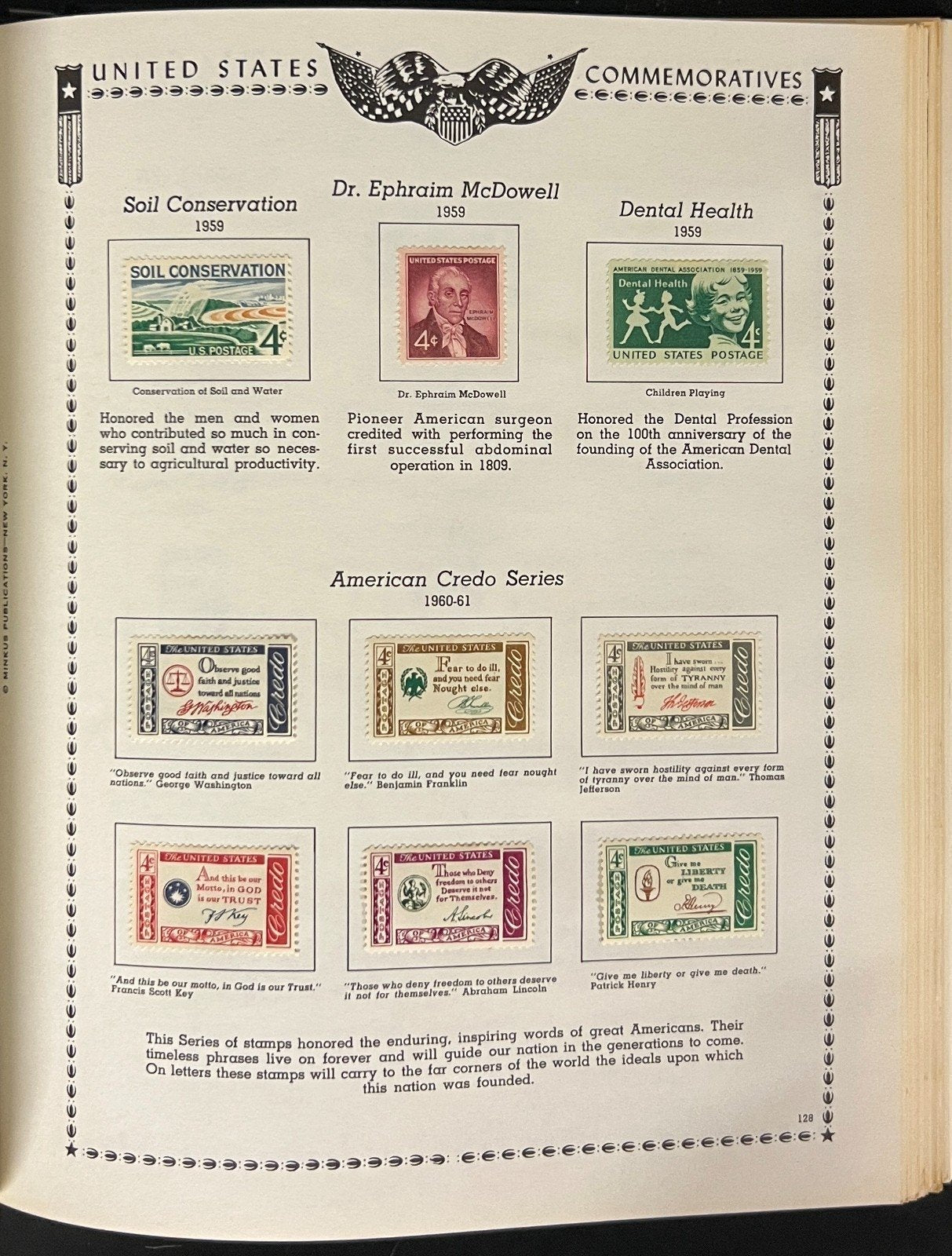 United States Stamp Collection Minkus Album Pages Mint & Used 1857-1984 ZAYIX