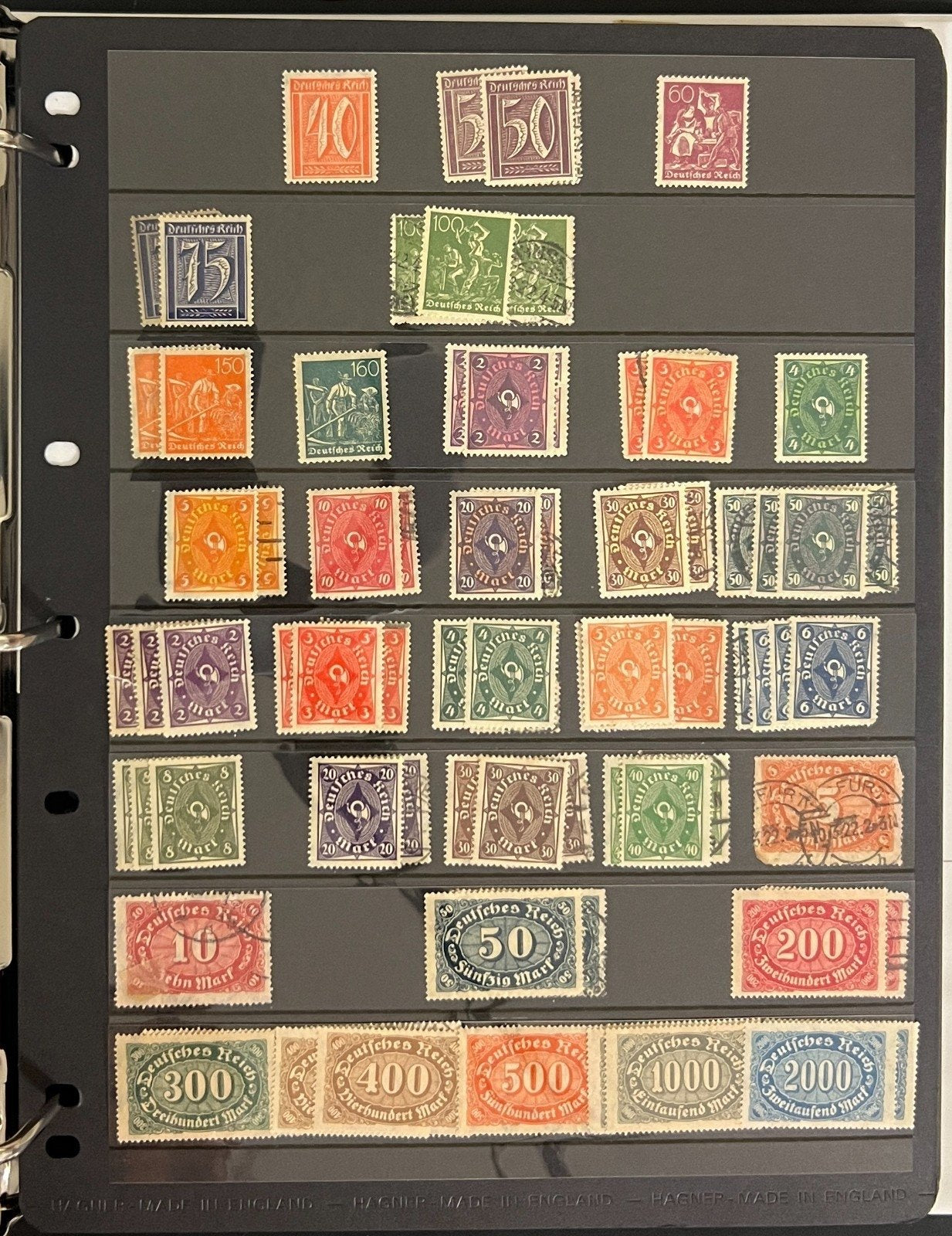 Germany & German States Stamp Collection 46 Stock Pages Pages Mint & Used  ZAYIX