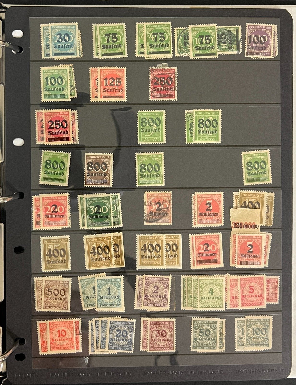 Germany & German States Stamp Collection 46 Stock Pages Pages Mint & Used  ZAYIX