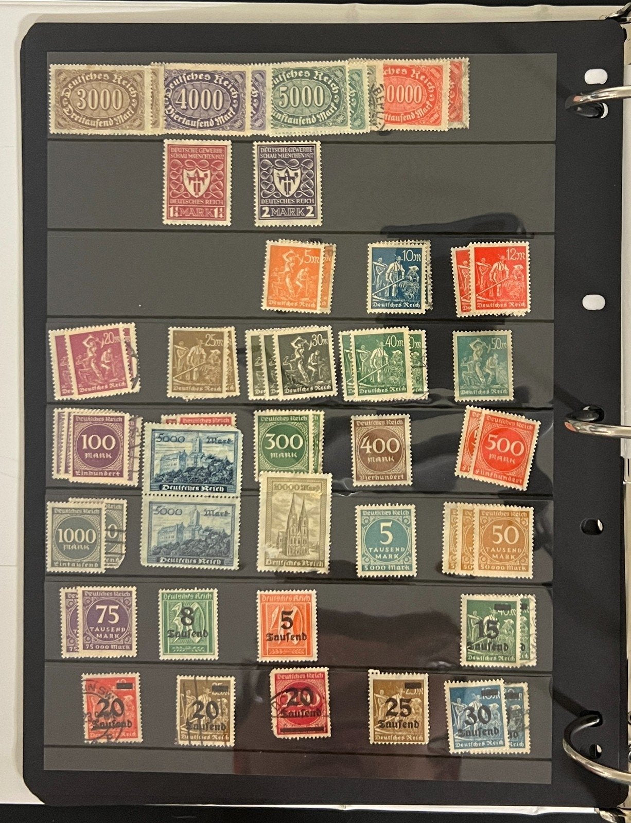 Germany & German States Stamp Collection 46 Stock Pages Pages Mint & Used  ZAYIX