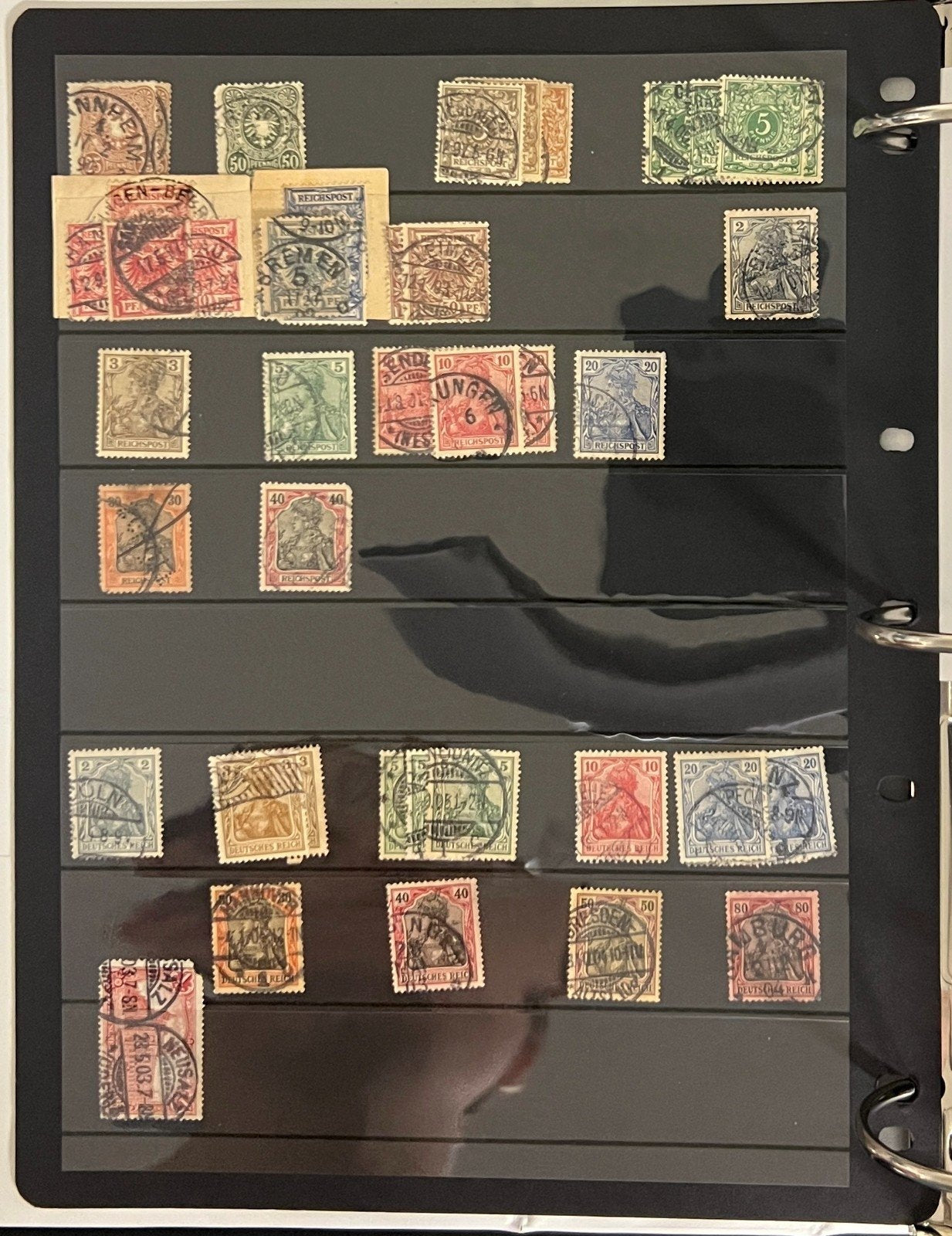 Germany & German States Stamp Collection 46 Stock Pages Pages Mint & Used  ZAYIX
