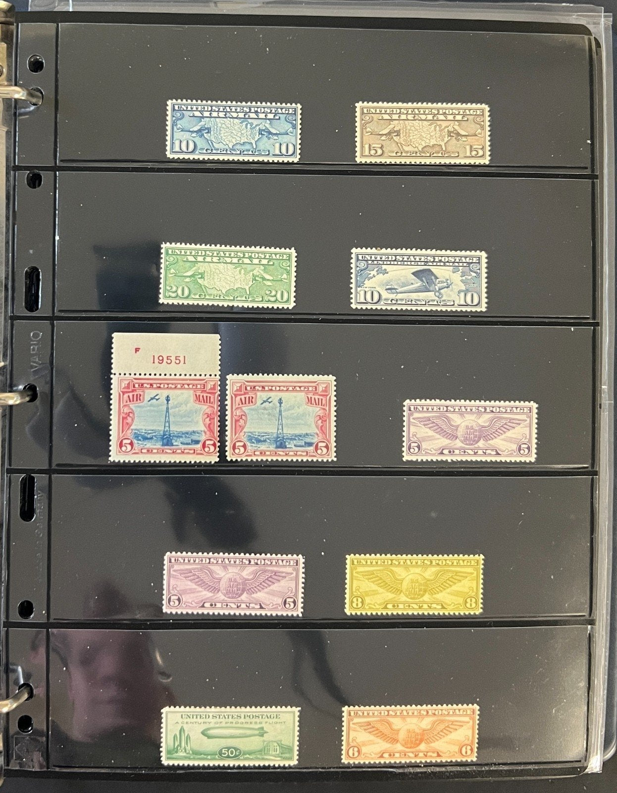 United States Stamp Collection On Stock Pages Airmails & Sheets MNH  ZAYIX