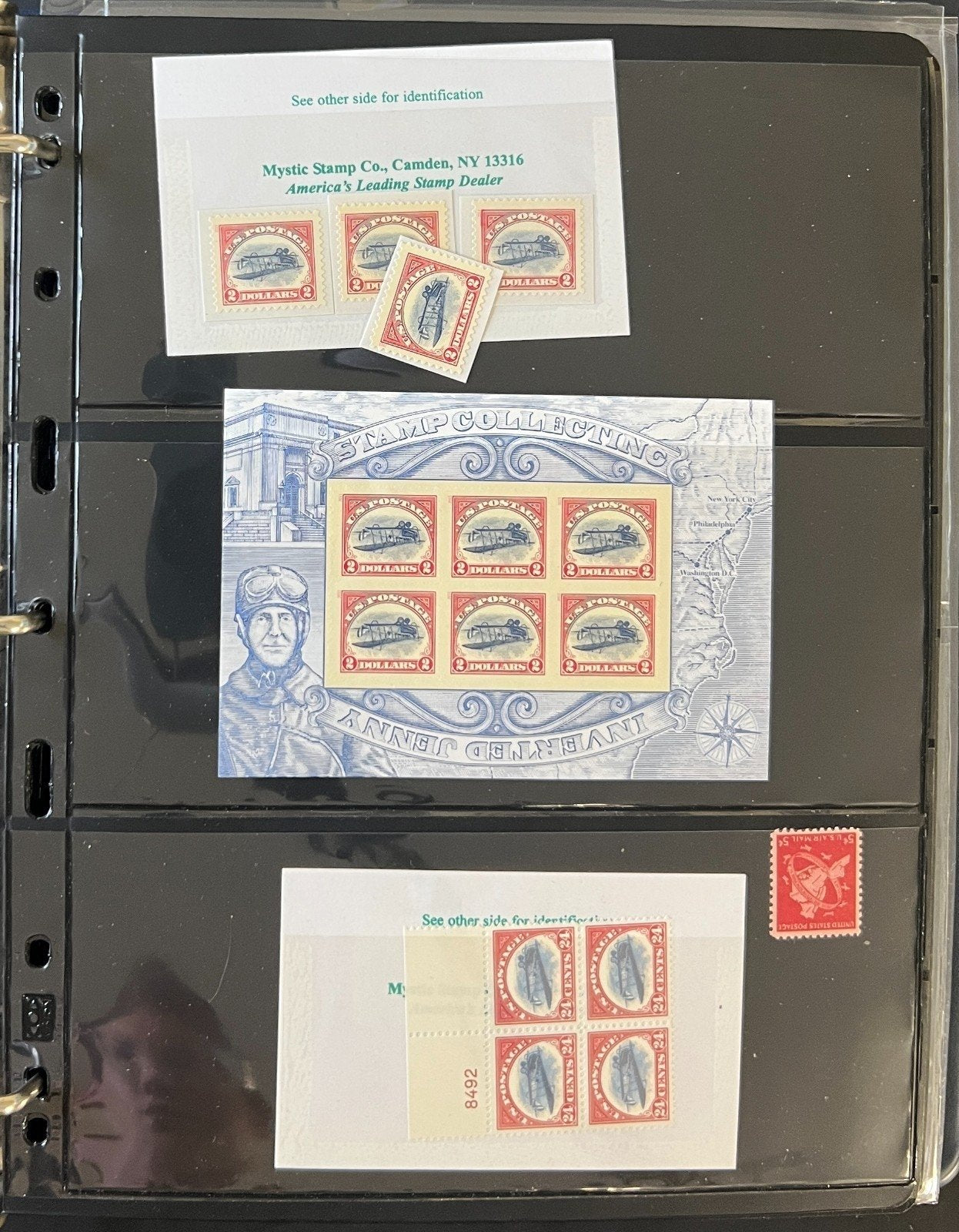 United States Stamp Collection On Stock Pages Airmails & Sheets MNH  ZAYIX