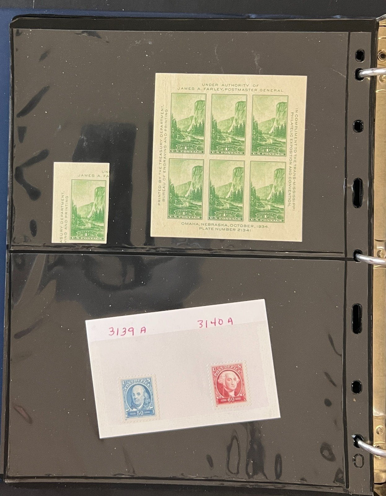 United States Stamp Collection On Stock Pages Airmails & Sheets MNH  ZAYIX