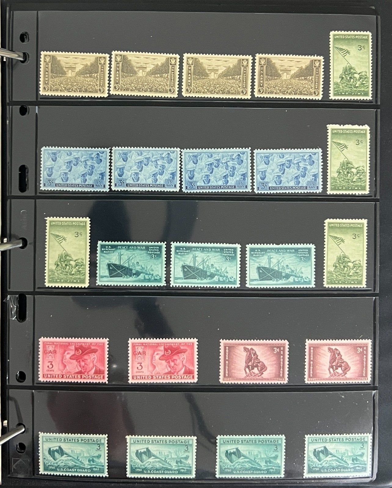 United States Stamp Collection On 32 Stock Pages MNH  ZAYIX