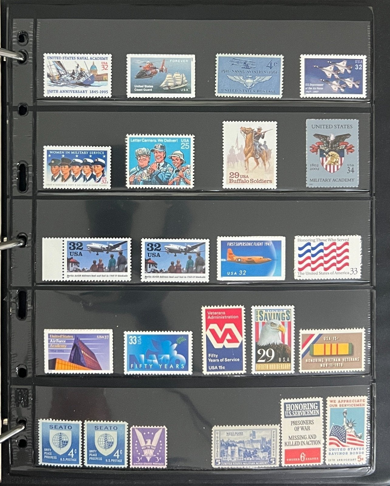 United States Stamp Collection On 32 Stock Pages MNH  ZAYIX