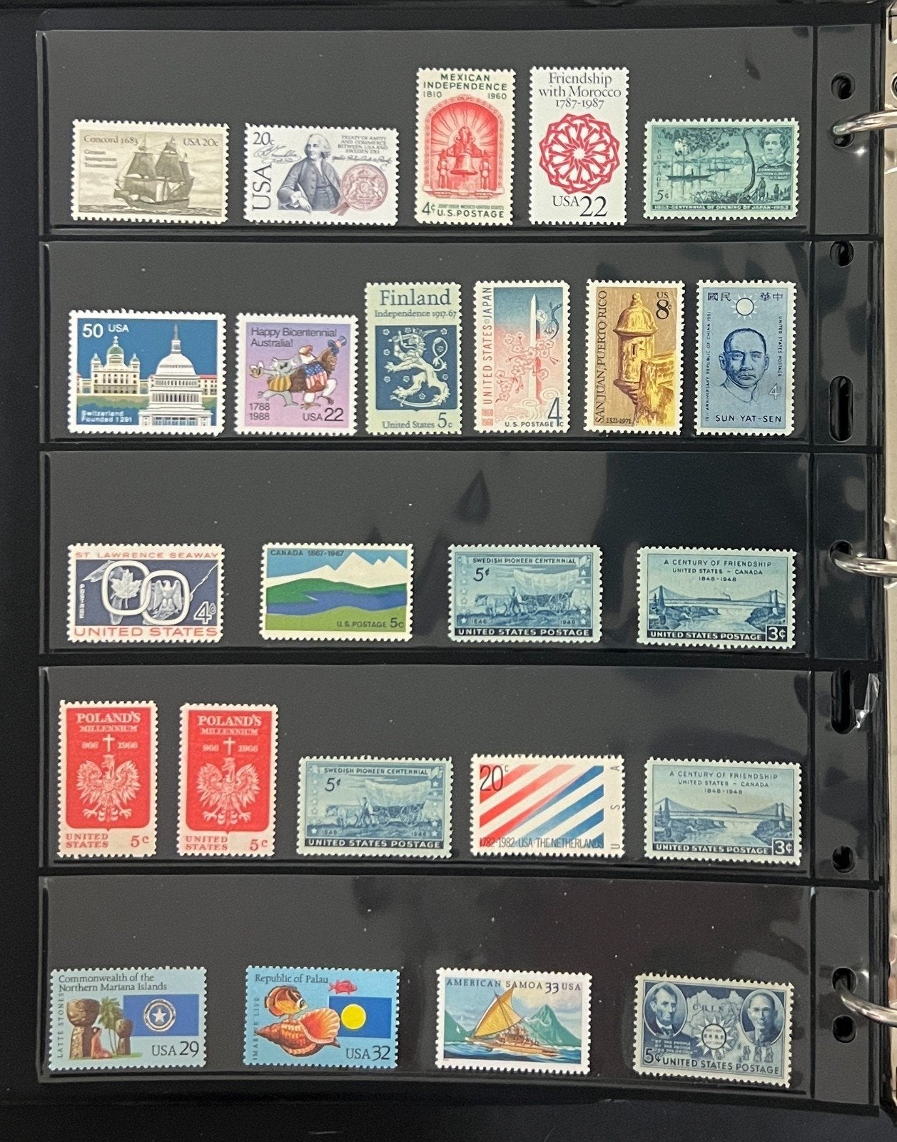 United States Stamp Collection On 32 Stock Pages MNH  ZAYIX