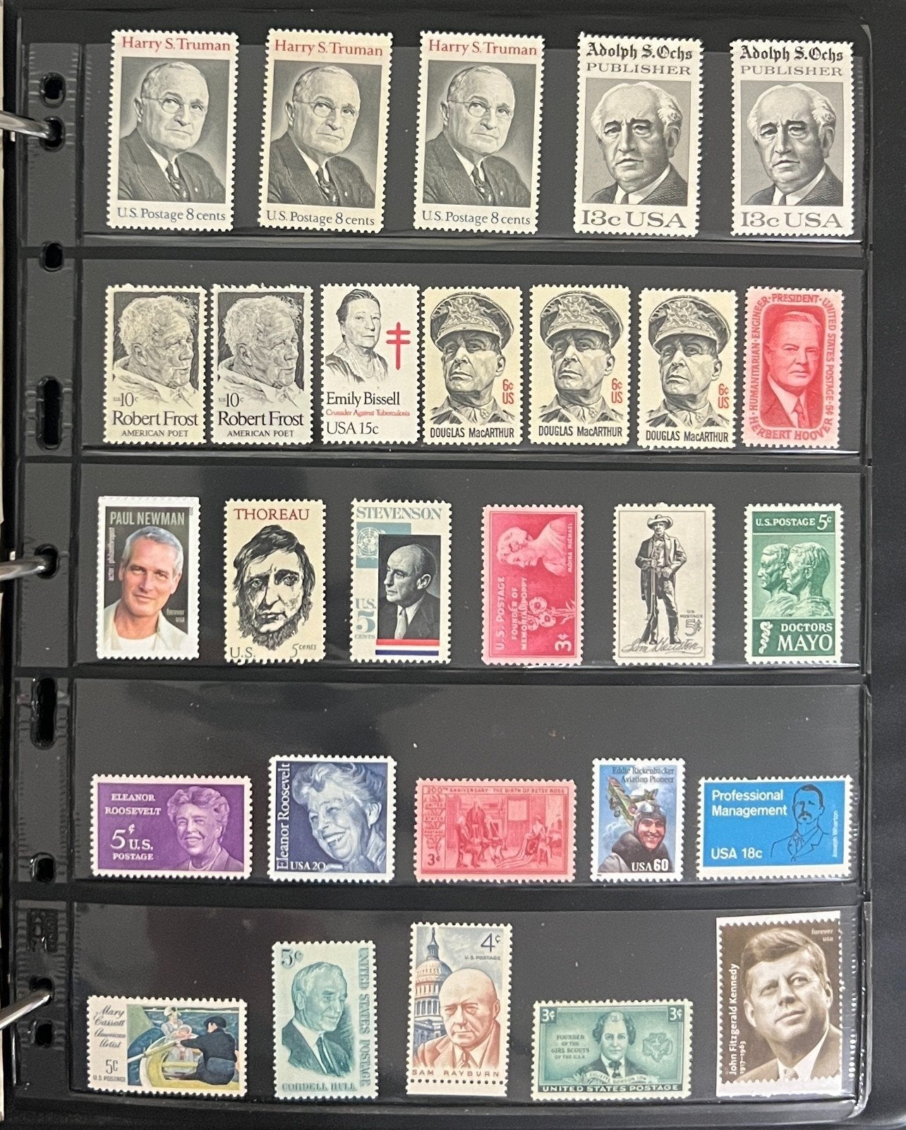 United States Stamp Collection On 32 Stock Pages MNH  ZAYIX