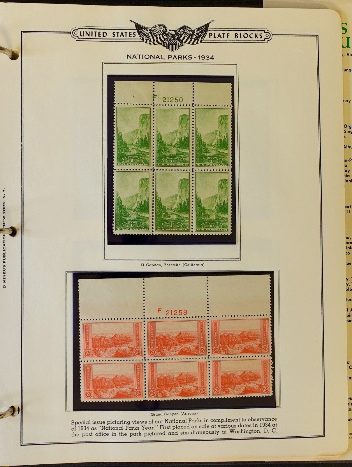 United States Plate Block Stamp Collection 5 Minkus Albums 1919-1974  ZAYIX