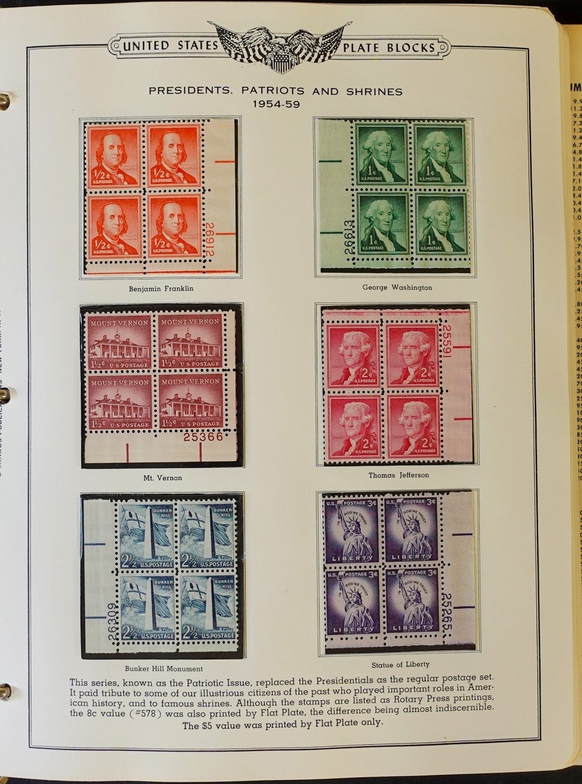 United States Plate Block Stamp Collection 5 Minkus Albums 1919-1974  ZAYIX