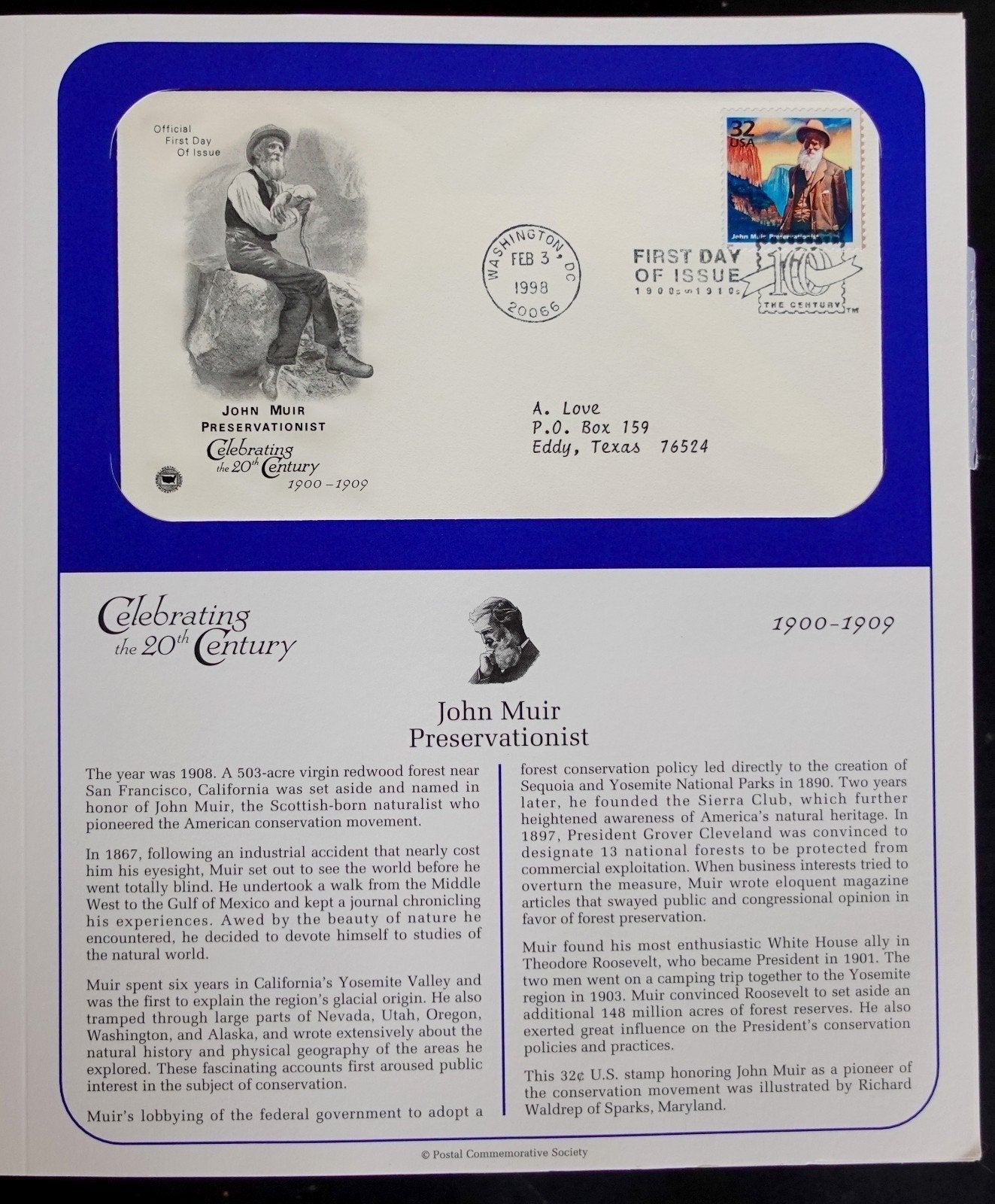 U.S. Celebrate The 20th Century First Day Cover Collection FDC 1998-2000  ZAYIX