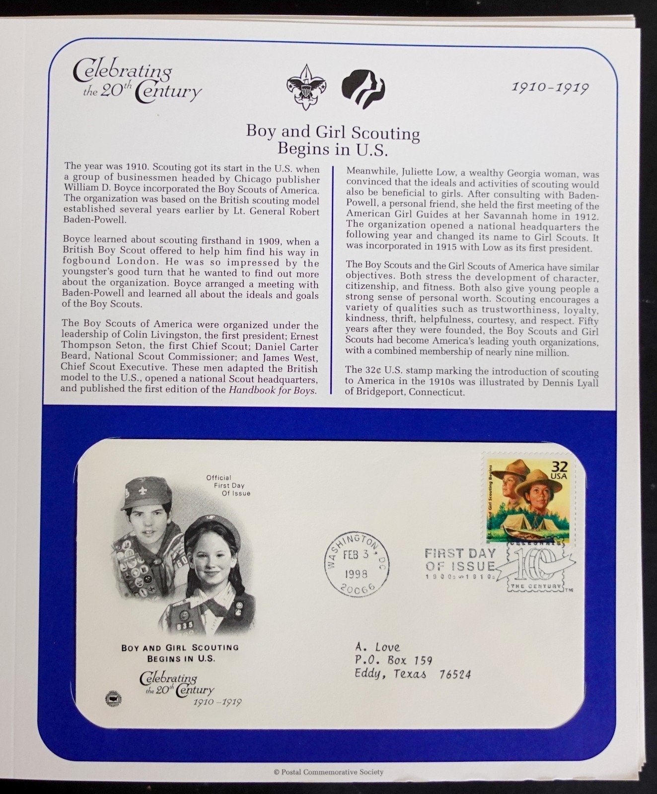 U.S. Celebrate The 20th Century First Day Cover Collection FDC 1998-2000  ZAYIX