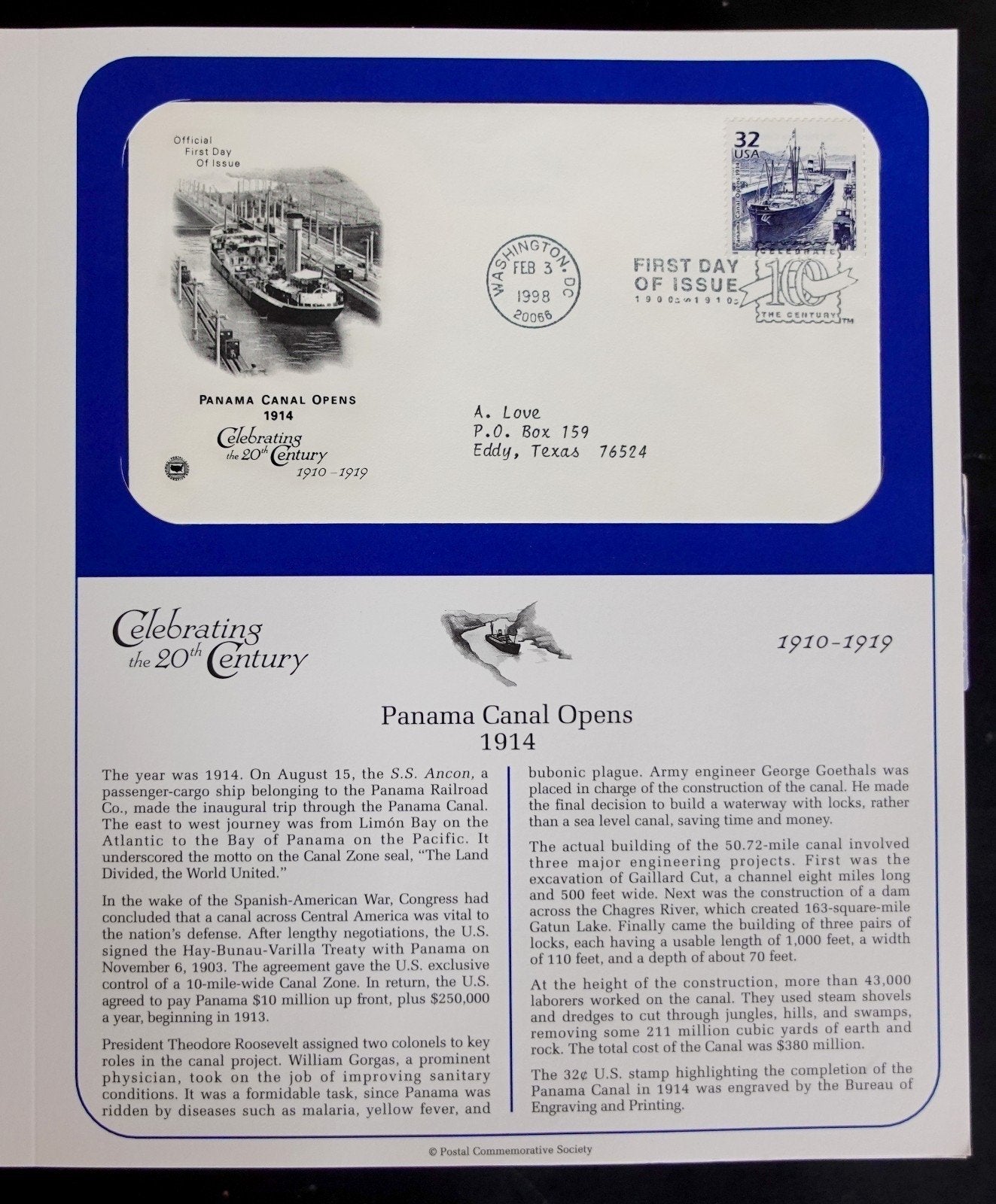 U.S. Celebrate The 20th Century First Day Cover Collection FDC 1998-2000  ZAYIX